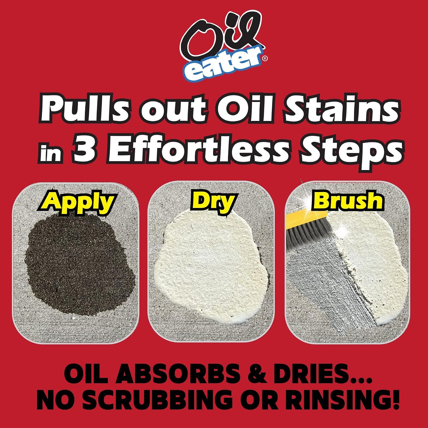 Overnight Stain Remover for Cleaning Oil Stains on Concrete, Driveway, Pavers & Garage Floors,White, AOD3232301 - Image 4