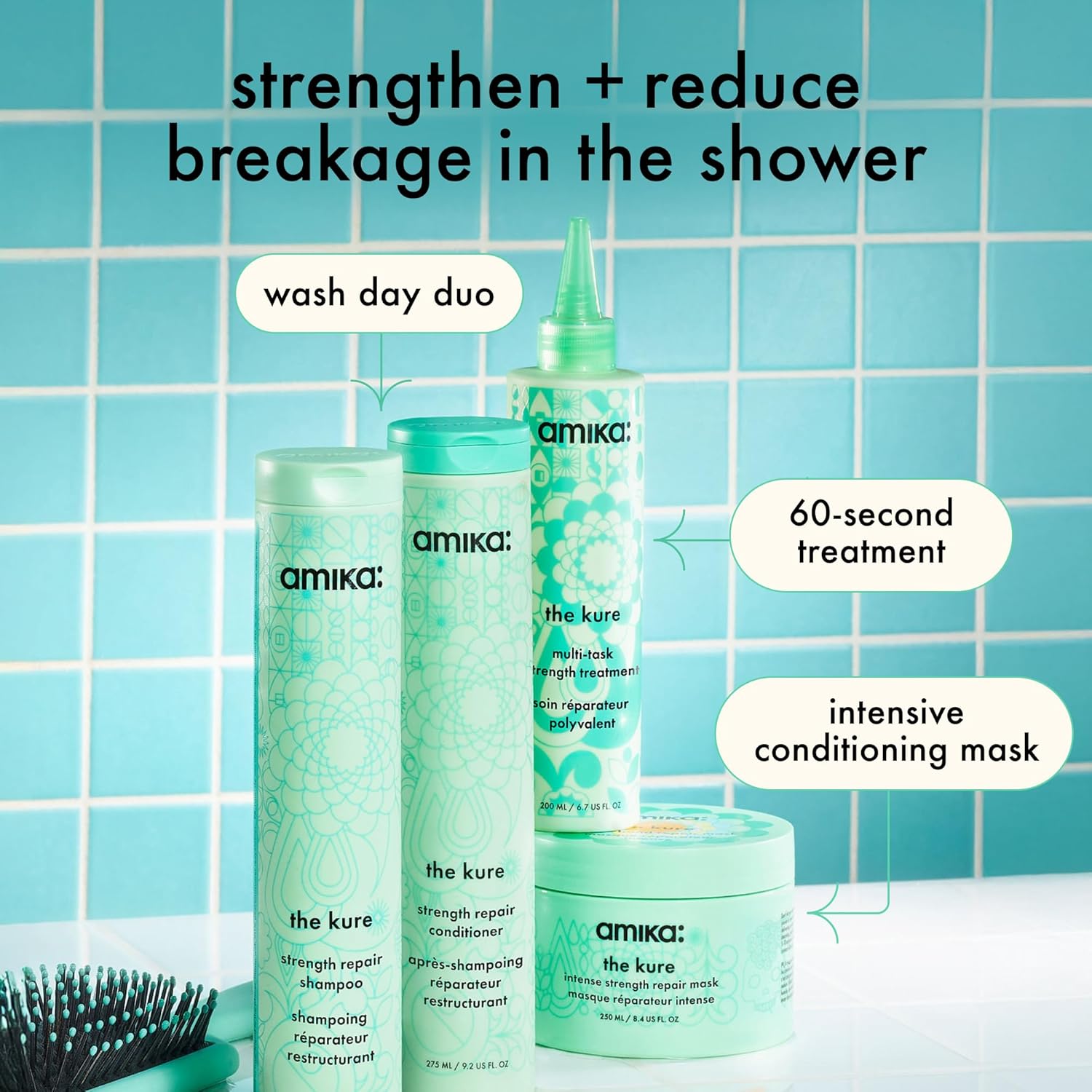 amika the kure strength repair shampoo - Image 7