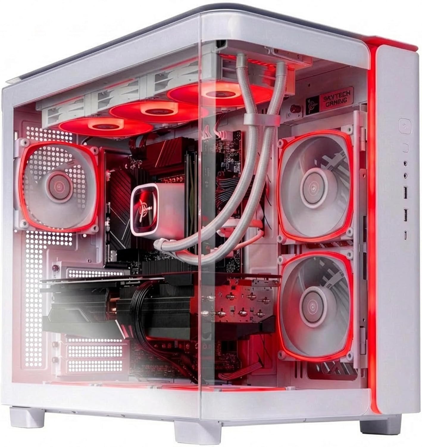 Skytech Gaming King 95 Desktop PC, Ryzen 7 9800X3D 4.7 GHz (5.2 GHz), NVIDIA RTX 5070 Ti 16GB, 1TB Gen4 NVMe SSD, 32GB DDR5 RAM 5600 RGB, 850W Gold ATX 3 PSU, 360mm ARGB AIO, Wi-Fi, Win 11 - Image 4