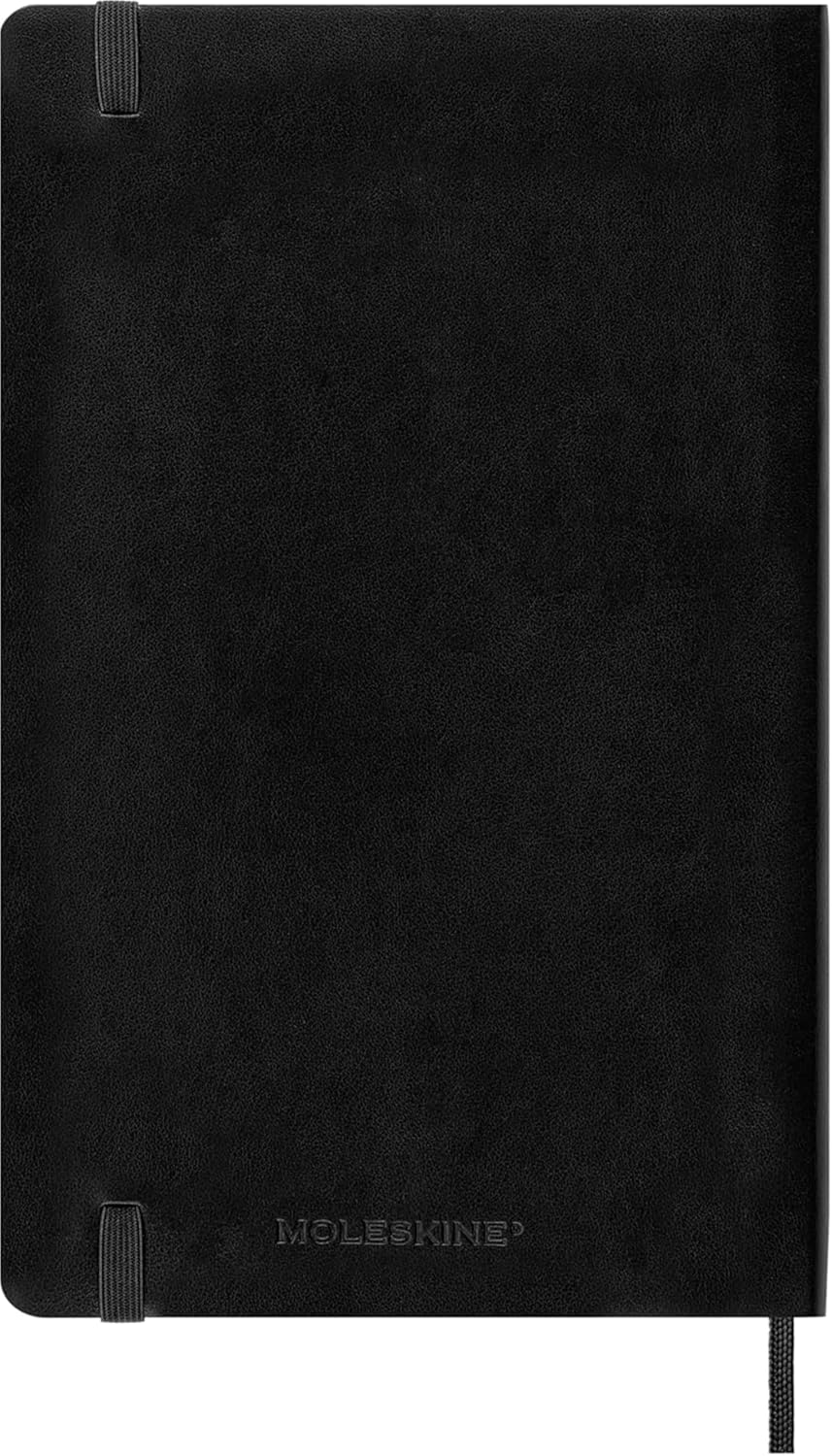 Moleskine Classic Notebook, Soft Cover, Large (5" x 8.25") Plain/Blank, Black, 240 Pages - Image 3
