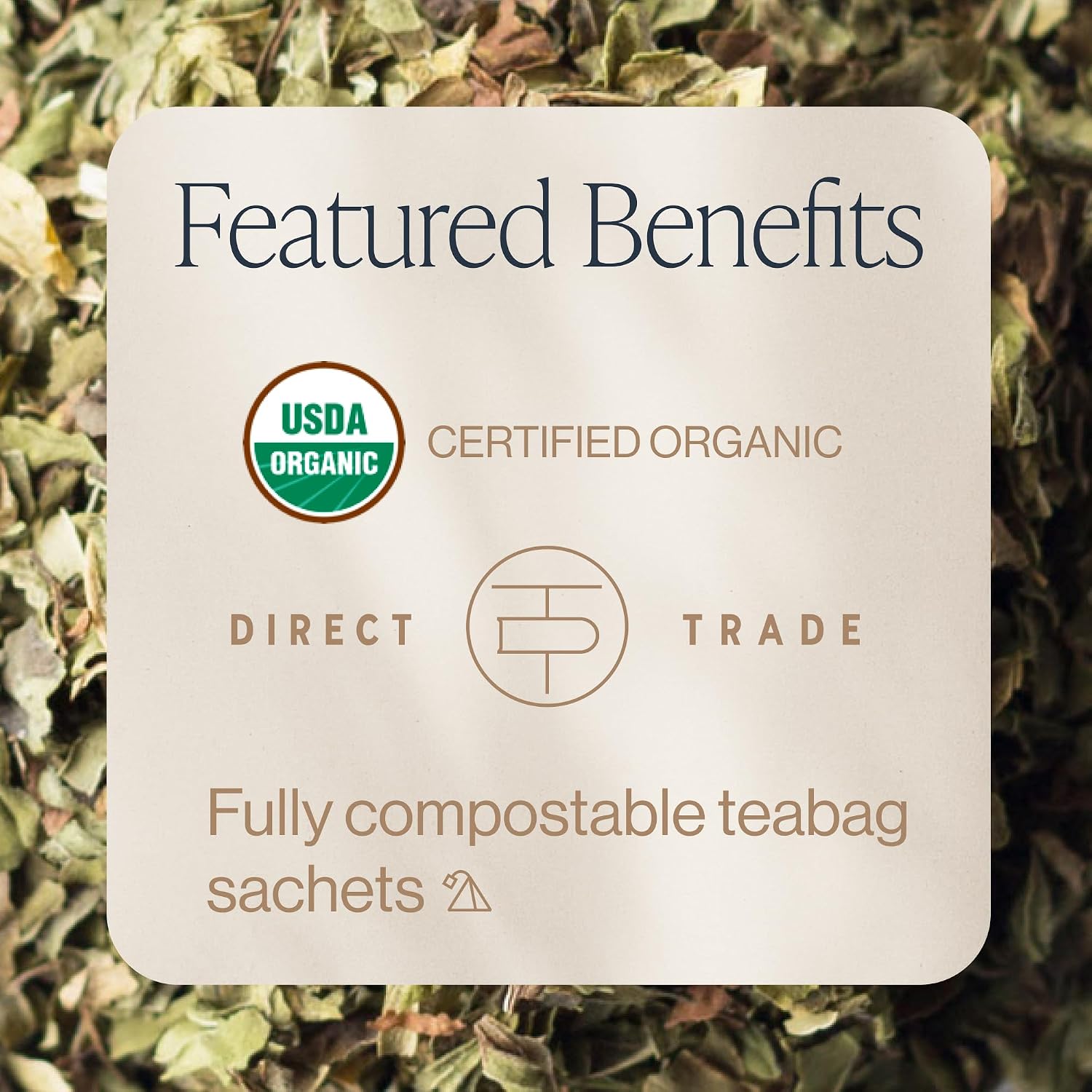 Rishi Tea Peppermint Herbal Tea - Organic, Caffeine Free Sachet Bags, Calming Sweet & Cooling Pure Peppermint Leaves - 50 Count - Image 3