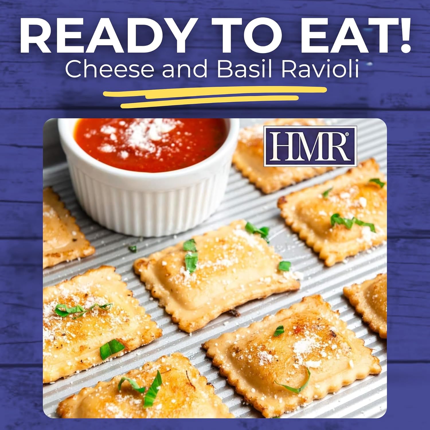 HMR Cheese and Basil Ravioli Entrée | Pre-packaged Lunch or Dinner | Ready to Eat | Vegetarian | 10g of Protein | Low Calorie Food | 8oz Serving per Meal | Pack of 6 - Image 6