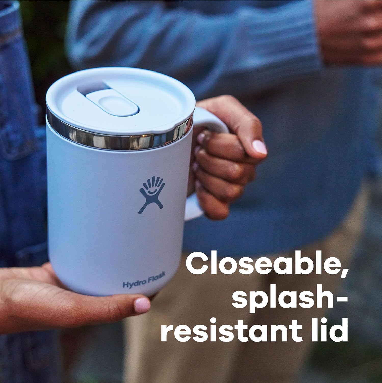 Hydro Flask Coffee Mug – Insulated Stainless Steel, Non Spill, Leak Resistant Travel Mug 12 Oz Agave Green - Image 5