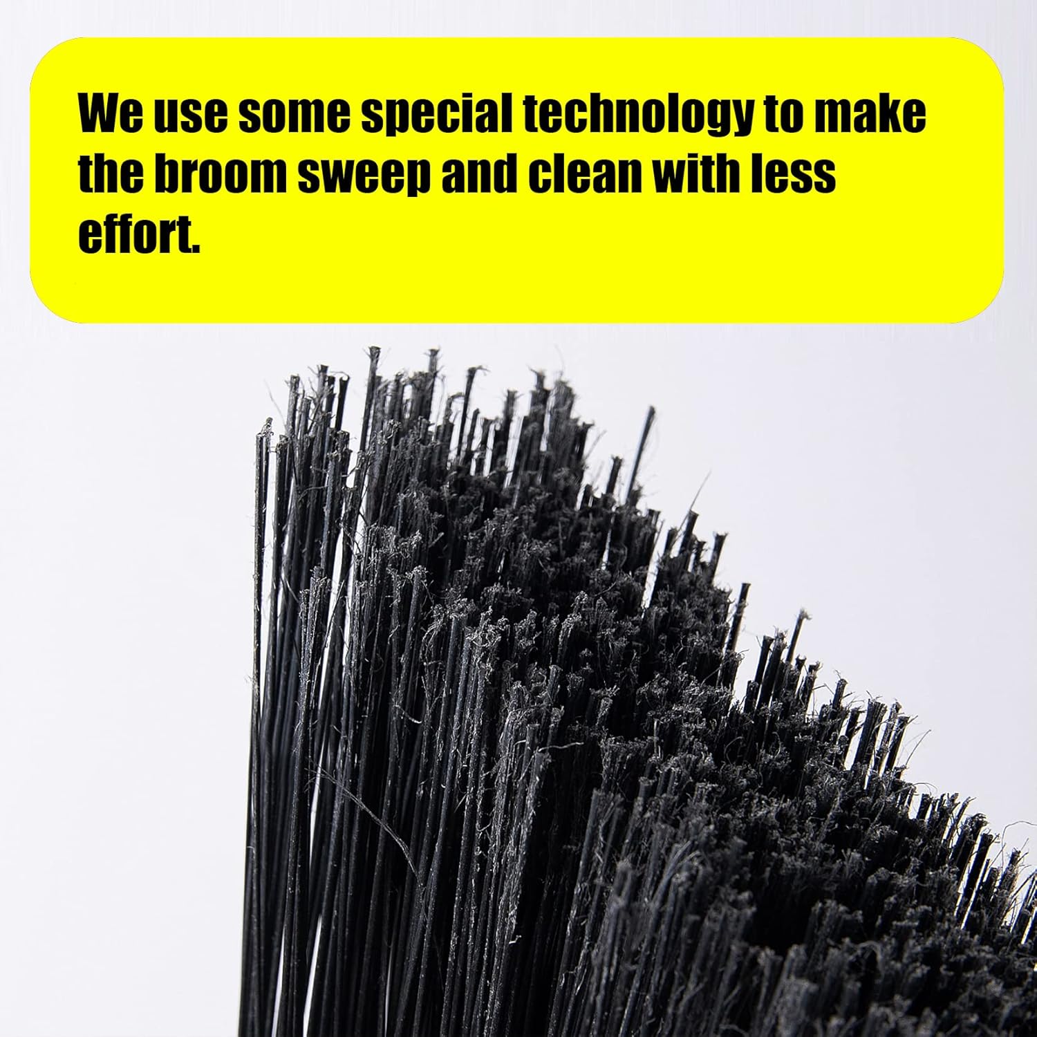 Yocada Heavy-Duty Broom Outdoor Commercial for Courtyard Garage Lobby Mall Market Floor Home Kitchen Room Office Pet Hair Rubbish 54Inch - Image 2