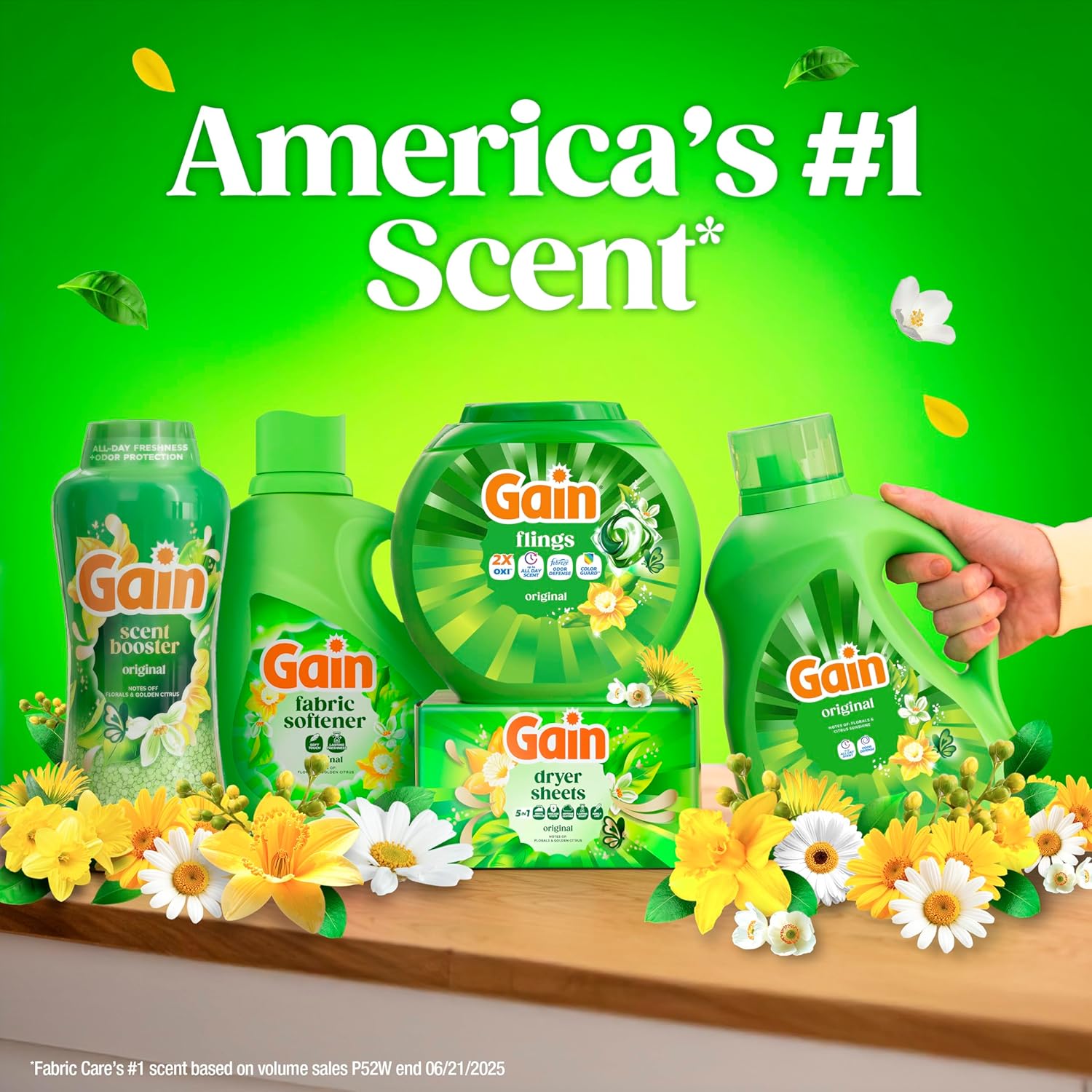 Gain Liquid Laundry Detergent, Freshness, Odor Defense, High Efficiency Washing Machine Liquid Laundry Soap, Original Scent, 132 fl oz, 100 Loads (Packaging May Vary) - Image 8
