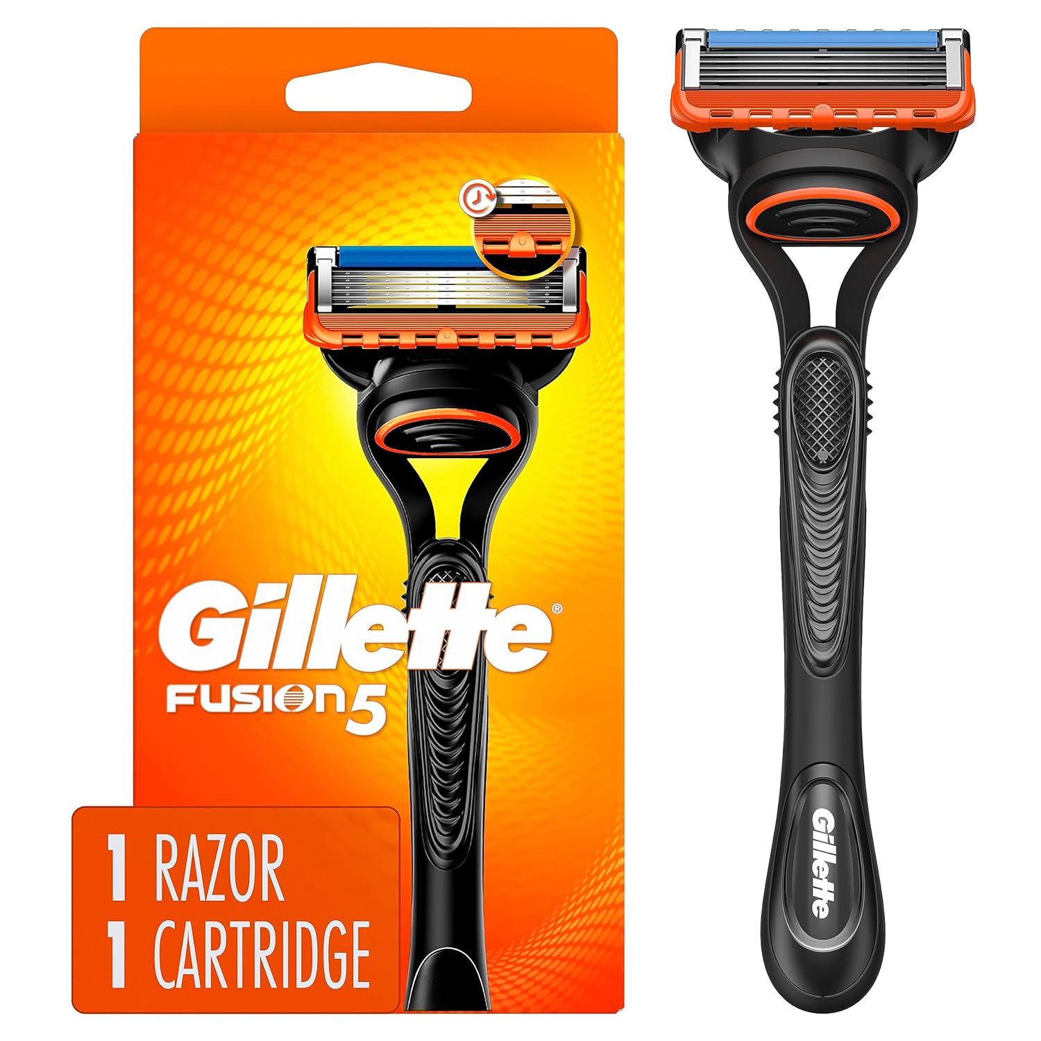 Gillette Fusion5 Razor for Men, Handle + 1 Razor Blade Refill - Image 2