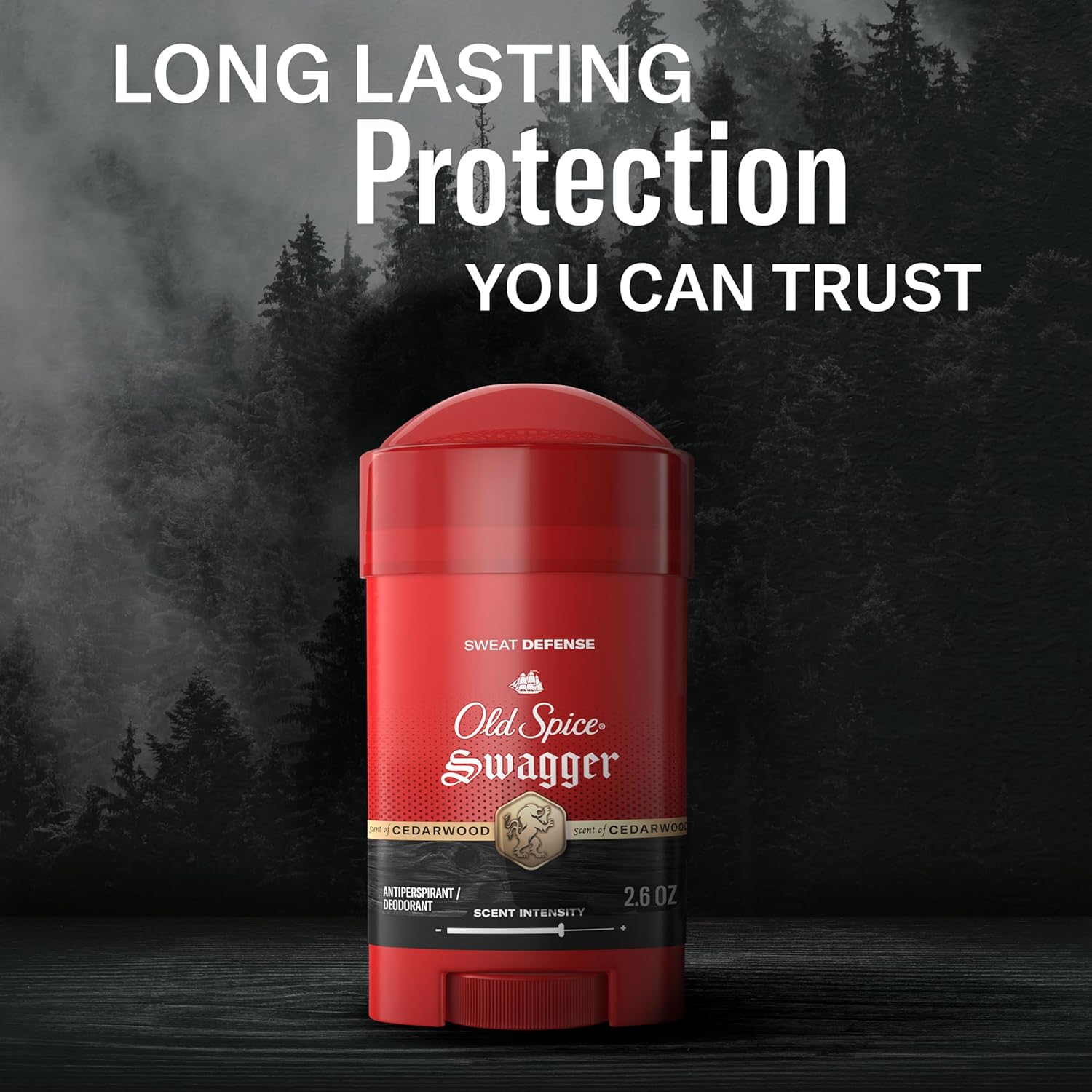 Old Spice Sweat Defense Antiperspirant & Deodorant for Men, 24/7 Ultimate Sweat Protection, Long Lasting Scent, Soft Solid, Swagger with Cedarwood Scent, 2.6 oz - Image 7