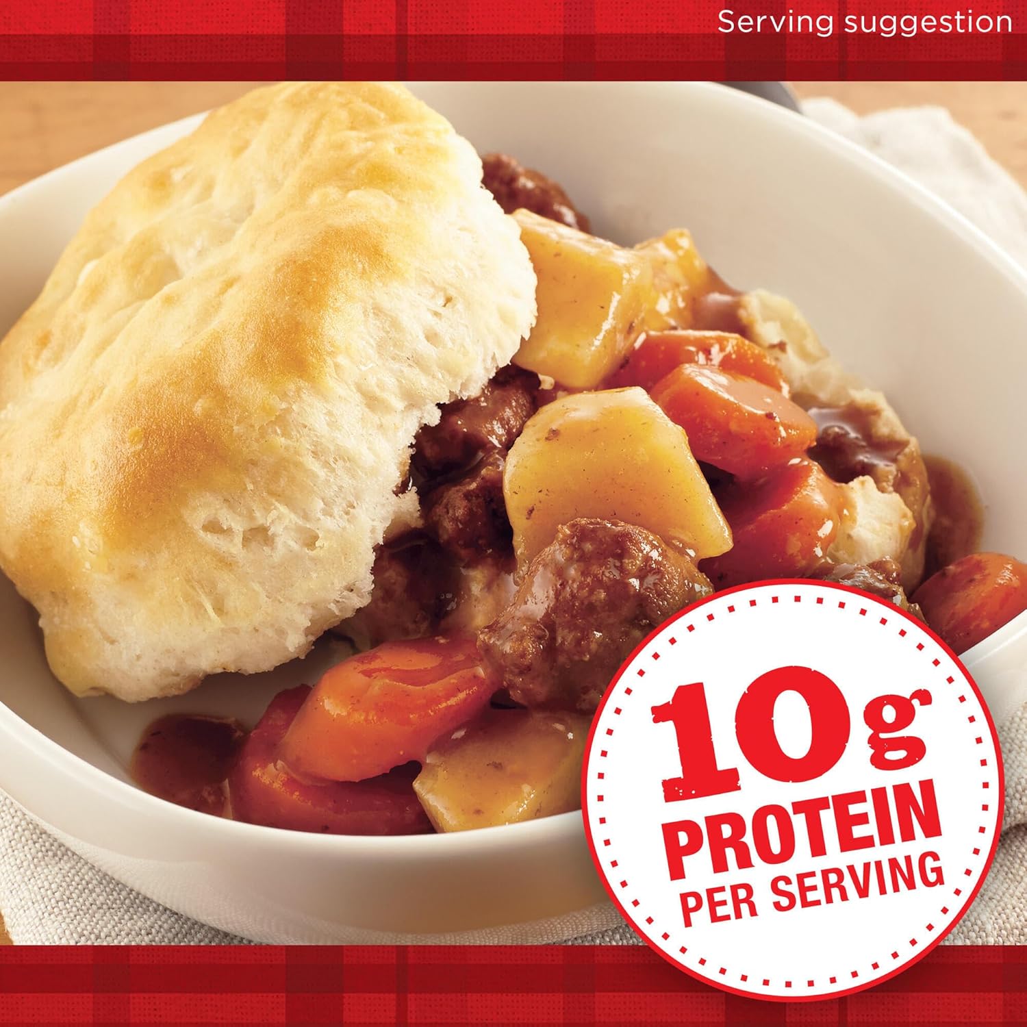 DINTY MOORE Beef Stew, 15 oz (8 Pack), Fully Cooked & Ready-To-Eat with Fresh Potatoes & Carrots, Gluten-Free, 10g Protein, No Preservatives, Perfect for Noodles, Biscuits & Hot Pies - Image 5