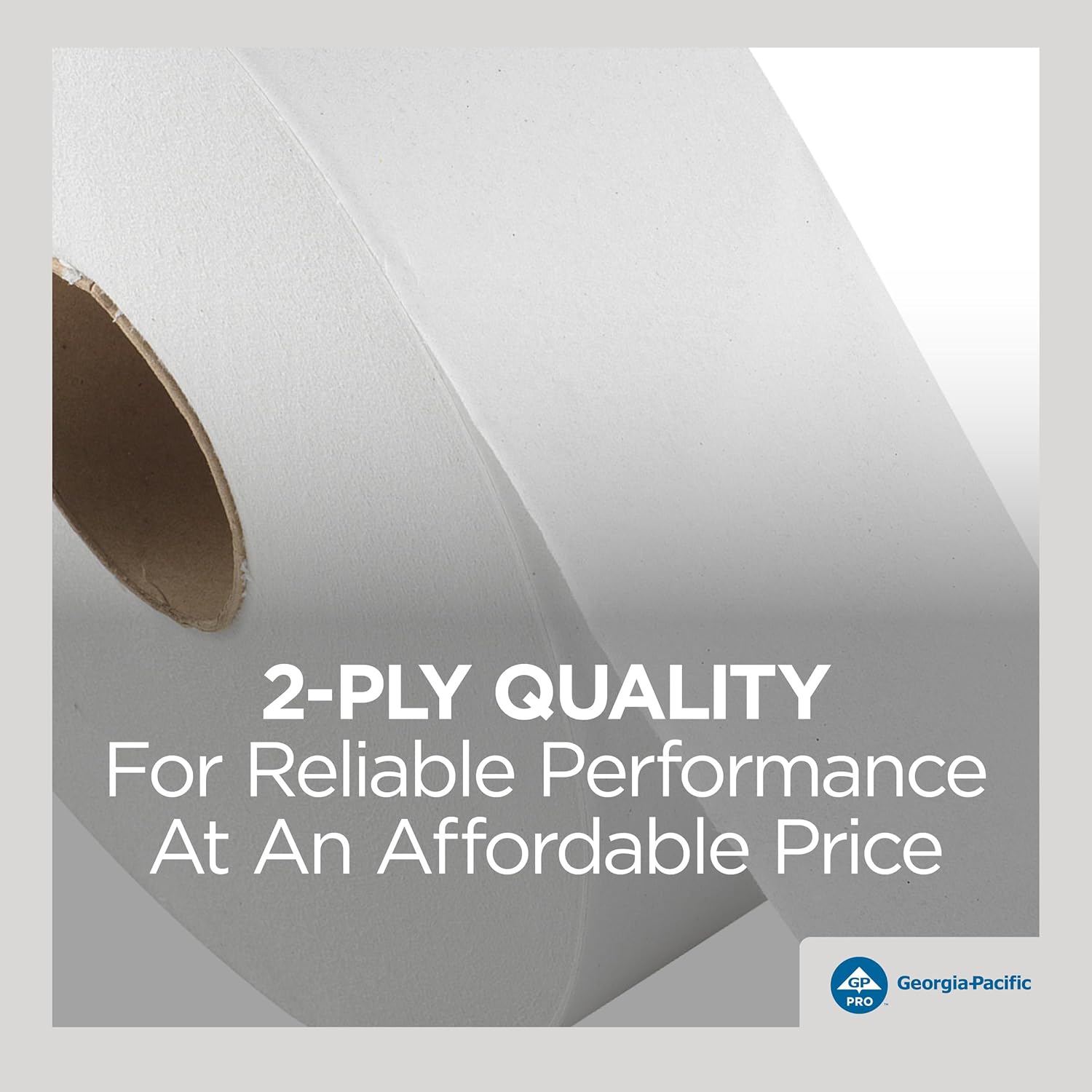 Georgia-Pacific Professional Series Jumbo Jr. 2-Ply Toilet Paper by GP PRO (Georgia-Pacific), 2172114, 1000 Feet Per Roll, 4 Rolls Per Case - Image 9
