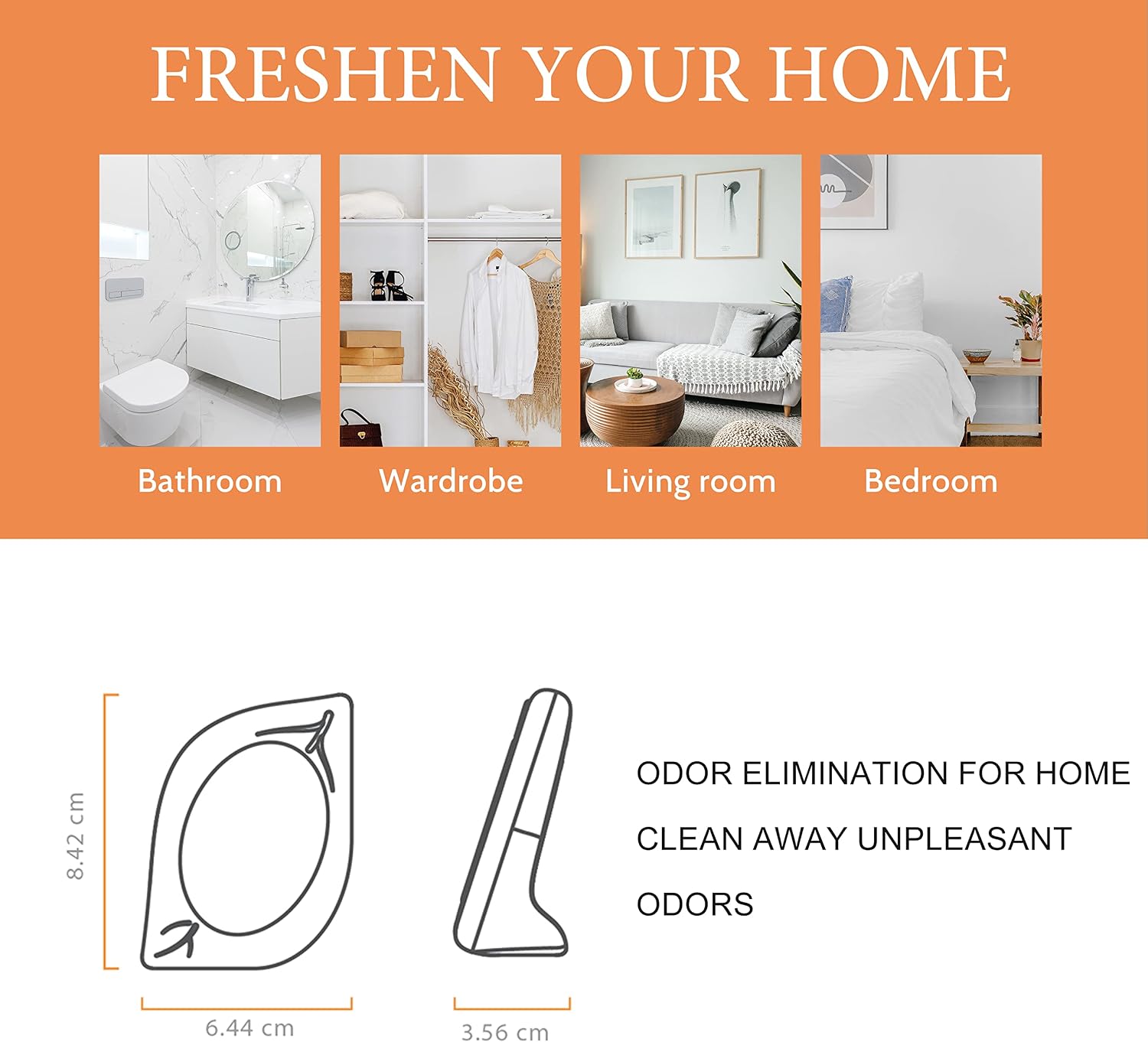 Air Freshener for Home, 4 Pack, Hawaiian, Odor Eliminator for Small Area Closets Bathroom Pets Strong Odor, Up to 120 Days - Image 5