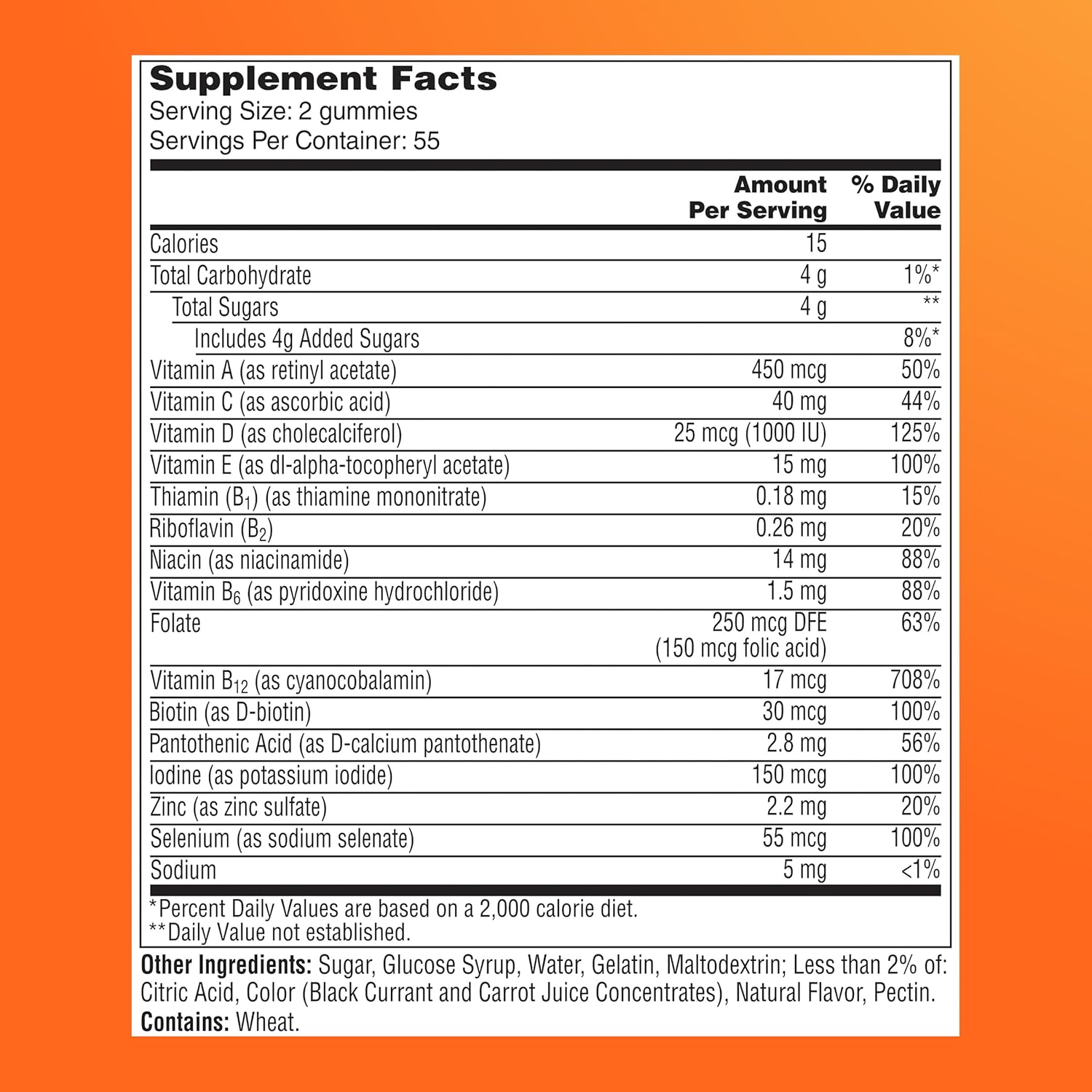 One A Day Multivitamin for Women 50 and Over, Women's Multivitamin Gummy 50 plus for Immune Support, Eye Health & Healthy Brain Function, Gummy Vitamins for Women 50 plus, 110 Ct (Packaging May Vary) - Image 11