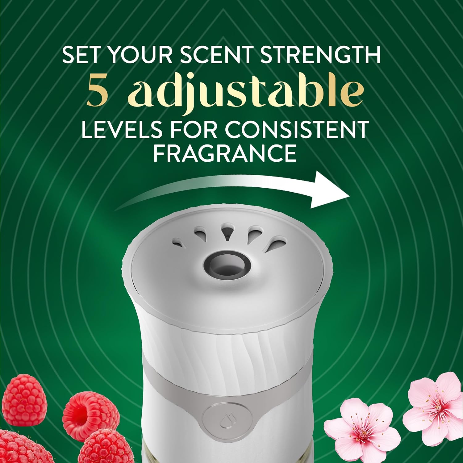 Air Wick Plug-In Scented Oil Refills, 4 Count, Cherry Blossom & Raspberry, Air Fresheners, Essential Oils - Image 9