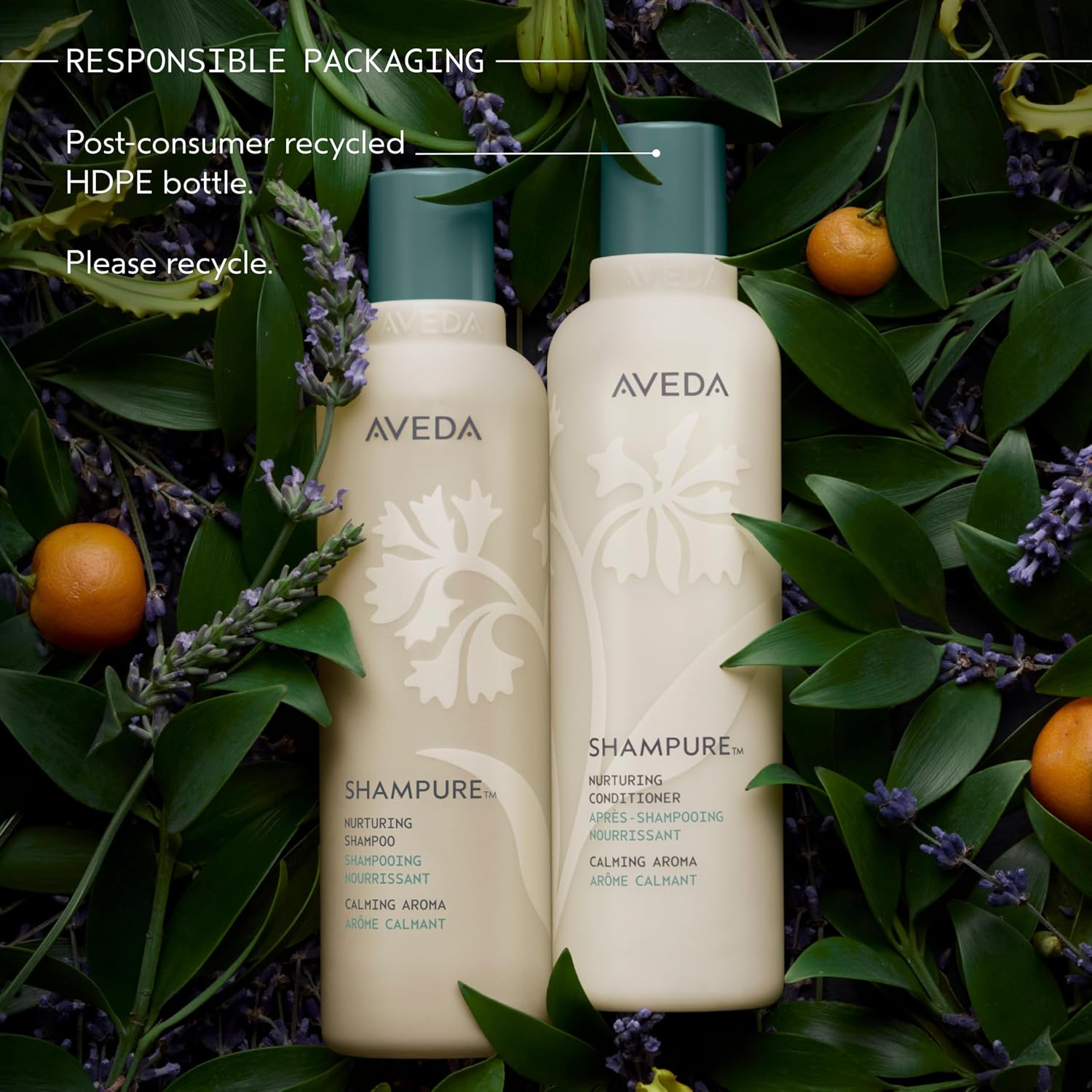Aveda Shampure Nurturing Conditioner for Fine to Medium Hair | Lightweight Formula Detangles and Adds Shine | Calming Aroma of Lavender & Ylang Ylang | 98% Naturally Derived - Image 11