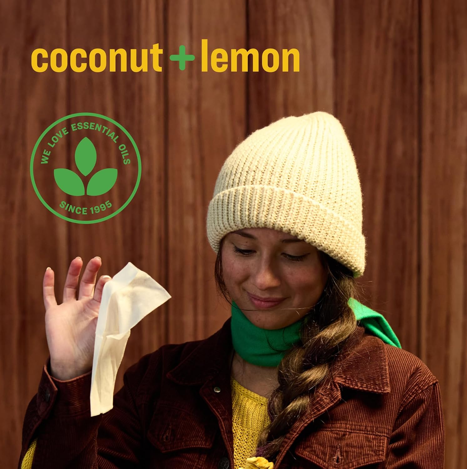 Everyone Hand Sanitizer Wipes, 15 Wipes (Pack of 6), Coconut and Lemon, Made with Sugarcane Derived Alcohol with Essential Oils, TSA friendly - Image 4