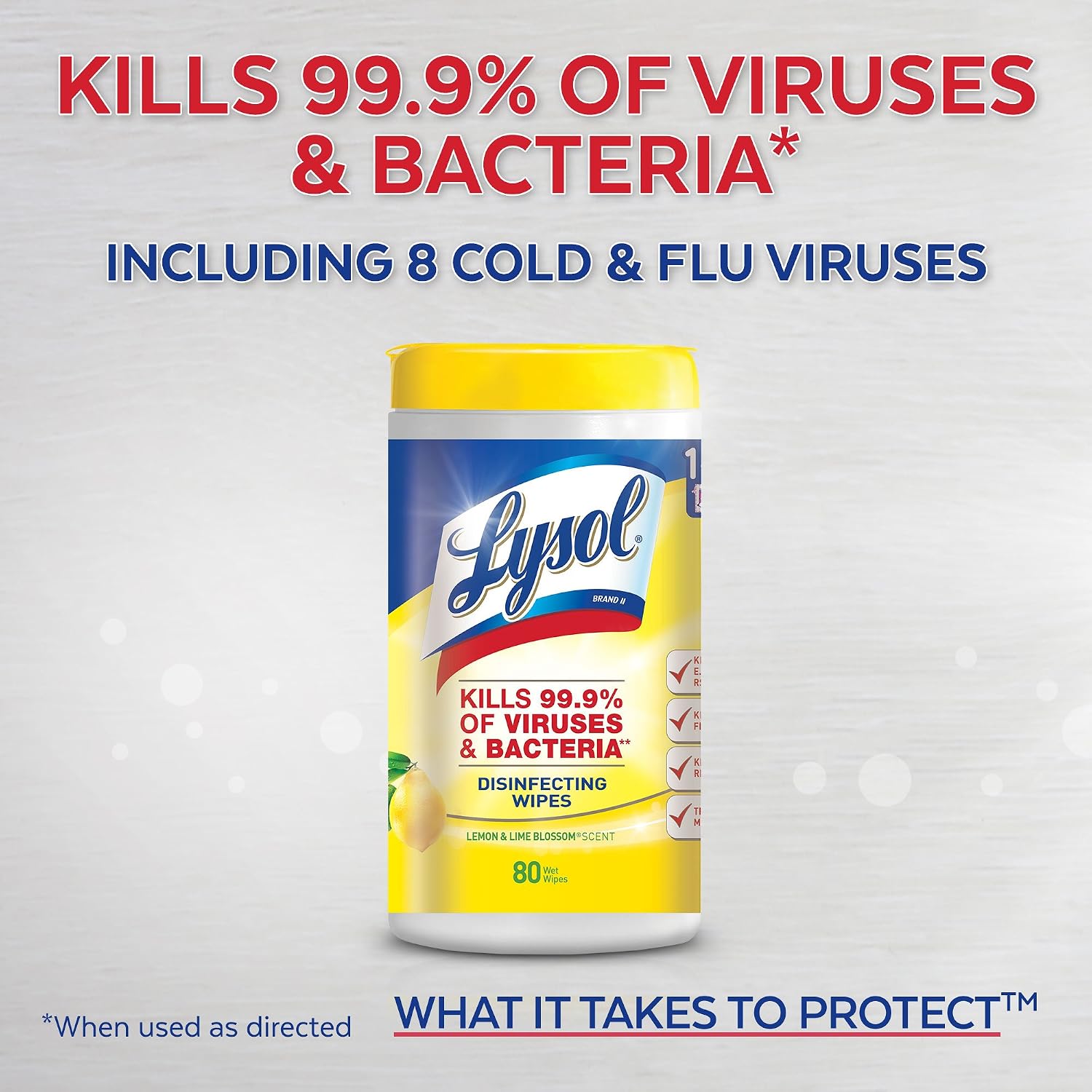 Lysol Disinfecting Wipes, Crisp Linen, 35ct, Crisp Linen, 35 Count (Pack of 1) - Image 3