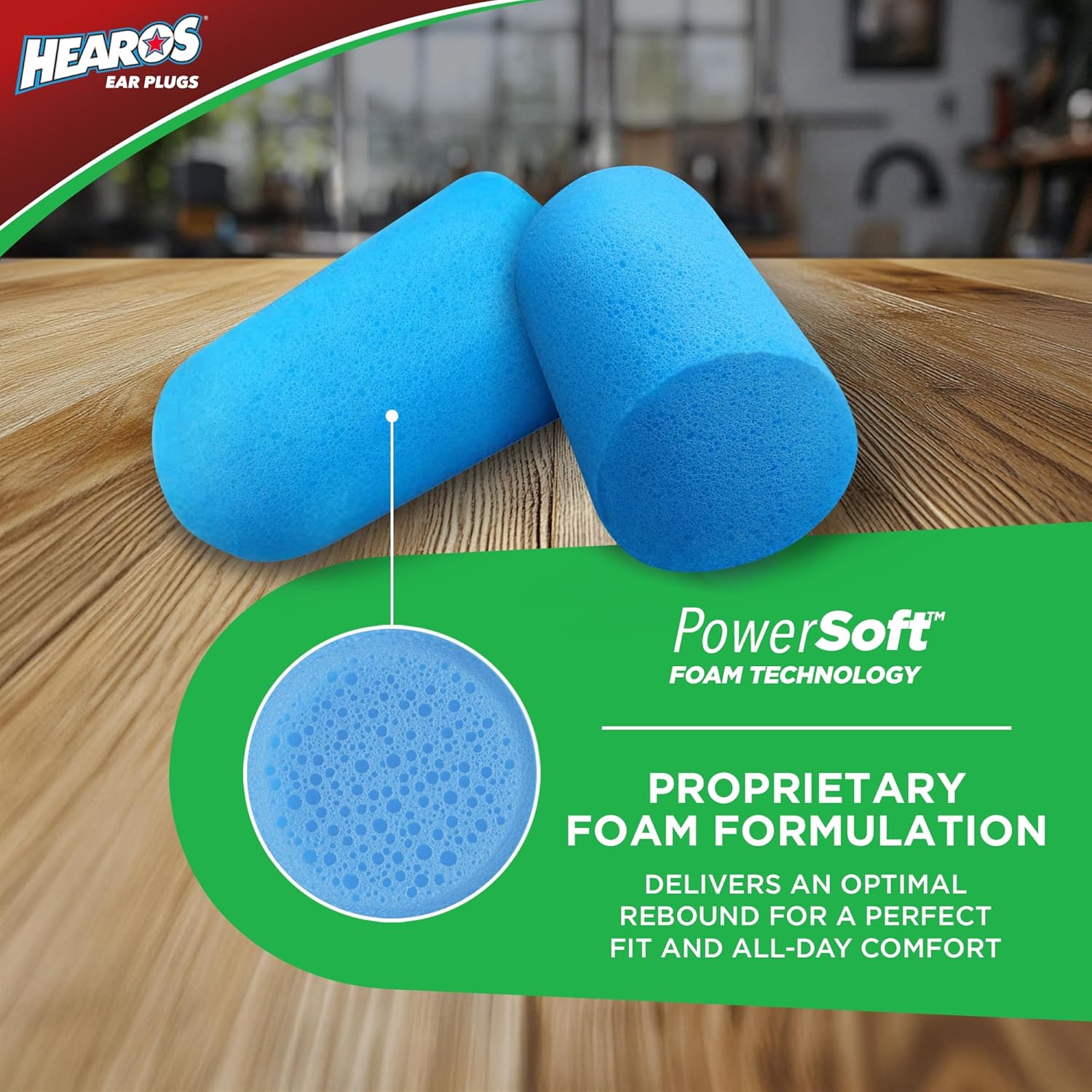 HEAROS Xtreme Protection Series Ear Plugs, Blue, 56 Pair - Image 3