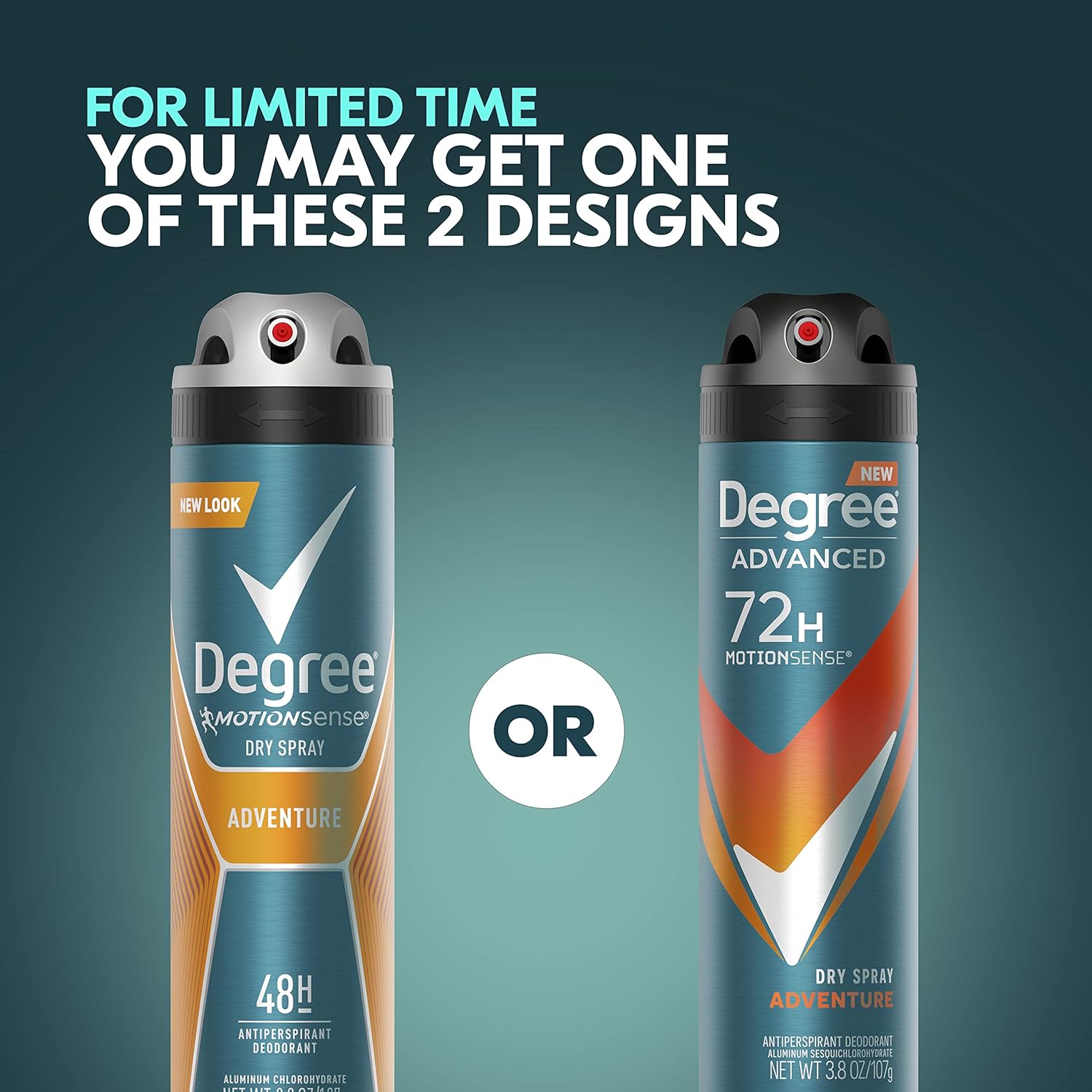 Degree Men Advanced Antiperspirant Deodorant Dry Spray Adventure 72-Hour Sweat and Odor Protection Deodorant For Men With MotionSense Technology, 3.8 Ounce (Pack of 3) - Image 4