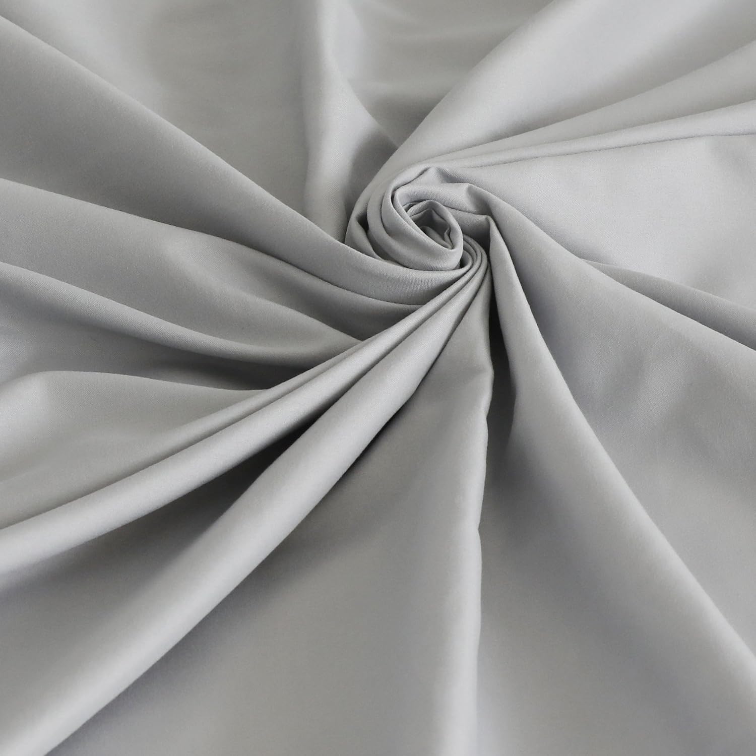 Furinno Angeland Vienne 4-Piece Microfiber Bed Sheet Set, King, Grey - Image 3