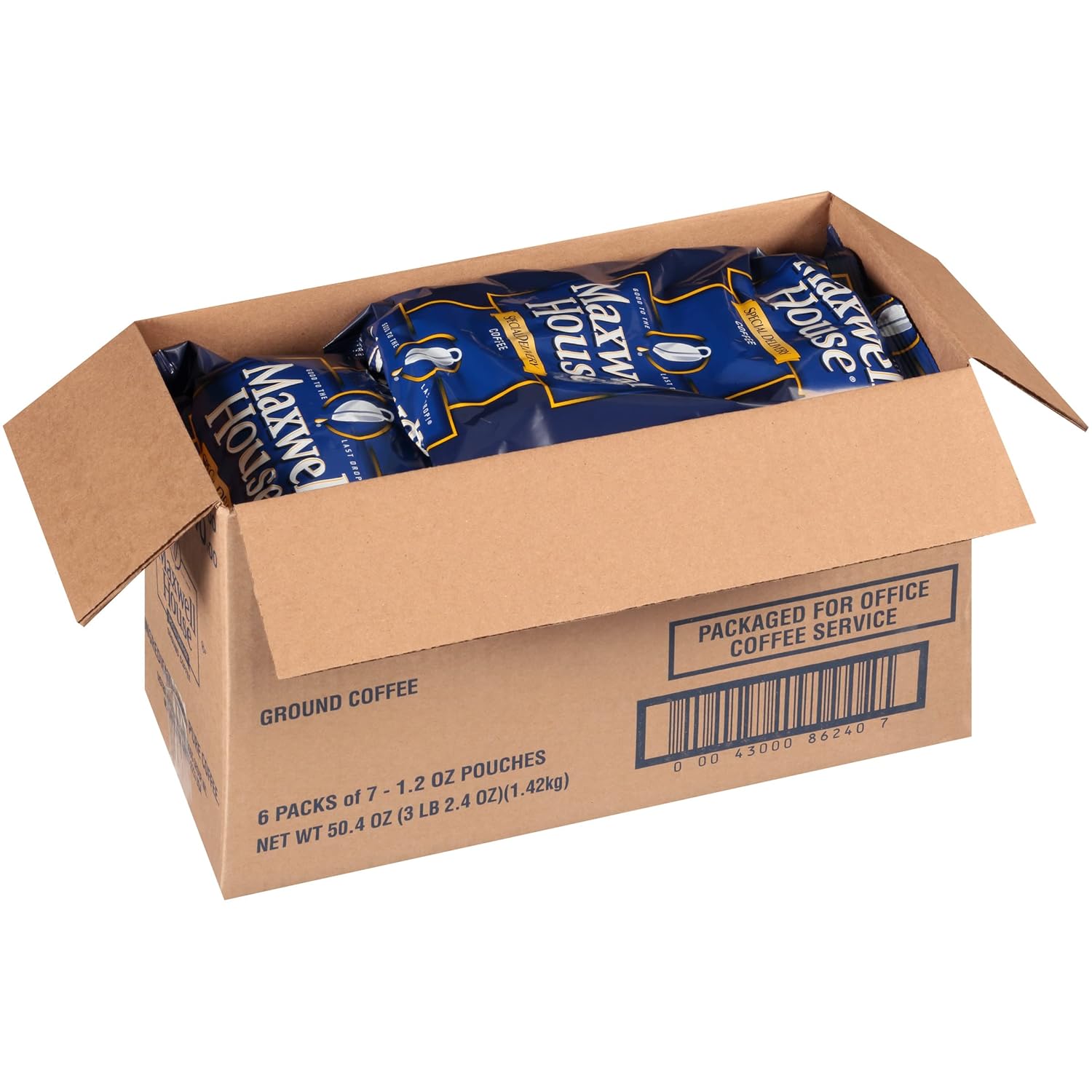 Maxwell House Special Delivery Medium Roast Ground Coffee (1.2 oz Bags, Pack of 42) - Image 10