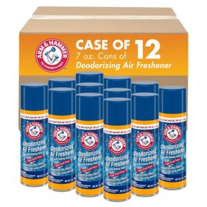 Arm & Hammer 33200-94170 Deodorizing Air Freshener, Aerosol, 7 oz. (Pack of 12)
