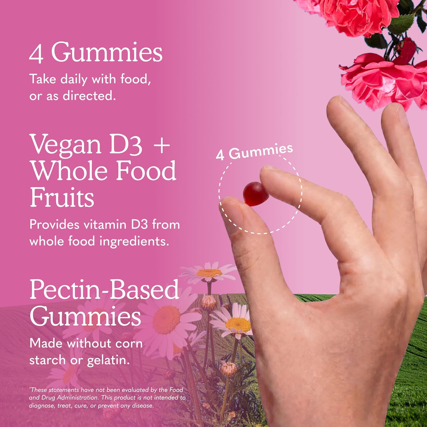 Garden of Life Organics Women's Gummy Vitamins - Berry - Certified Organic, Non-GMO, Vegan, Kosher Complete Multi - Methyl B12, C & D3 - Gluten, Soy & Dairy Free, 120 Real Fruit Gummies - Image 6