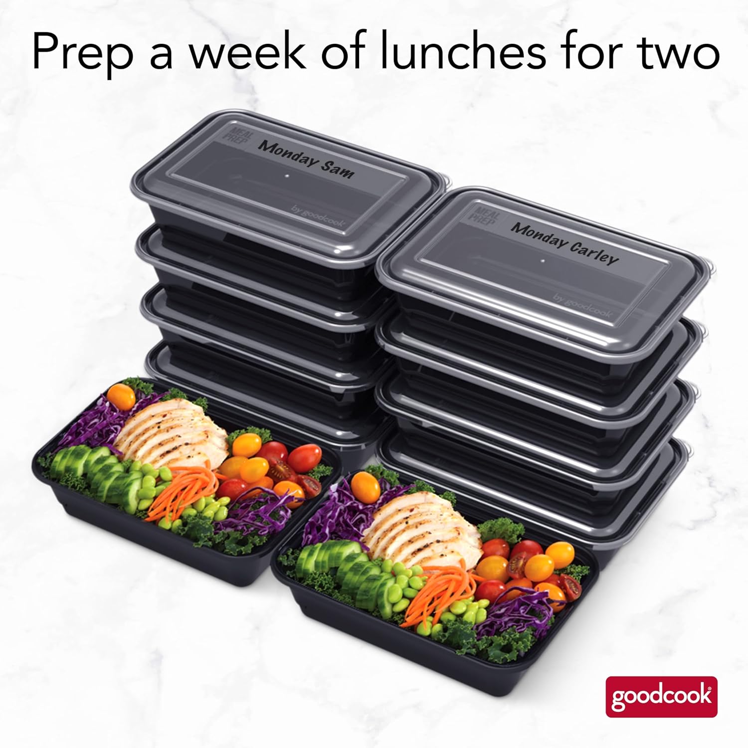 GoodCook Meal Prep Containers, Single - Image 9