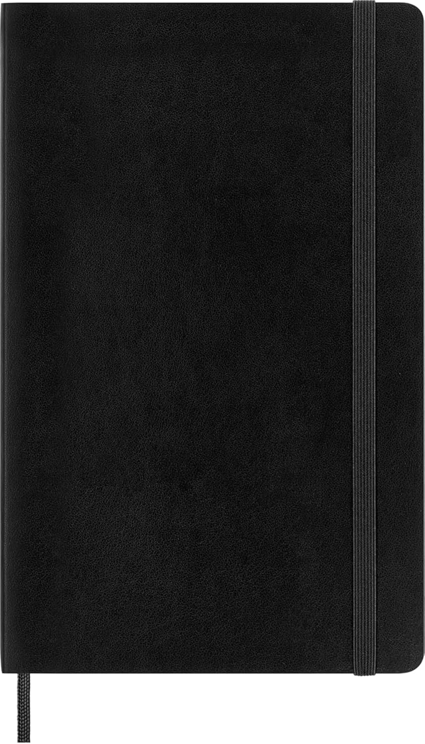 Moleskine Classic Notebook, Soft Cover, Large (5" x 8.25") Plain/Blank, Black, 240 Pages - Image 2