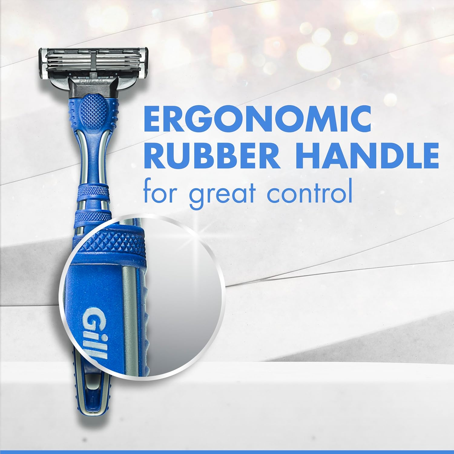 Gillette Mach3 Men's Disposable Razors, 3 Count - Image 7