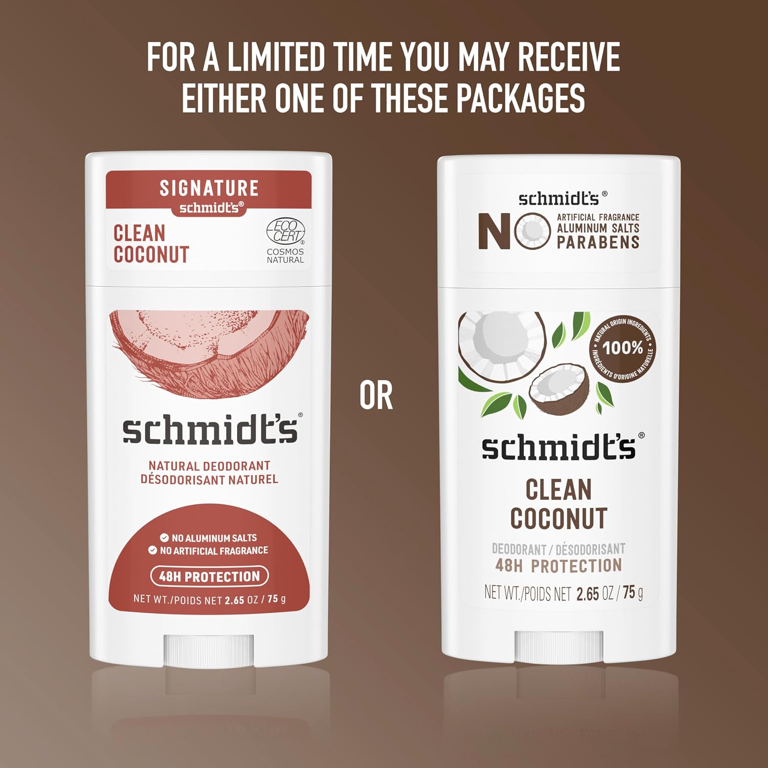 Schmidt's Aluminum-Free Vegan Deodorant Clean Coconut for Women and Men, with 24 Hour Odor Protection, Natural Ingredients, Cruelty-Free, 2.65 oz - Image 6