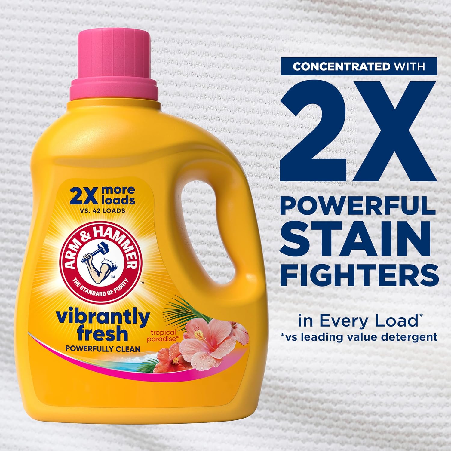 ARM & HAMMER Tropical Paradise, 89 Loads Liquid Laundry Detergent, 102.5 Fl oz - Image 5