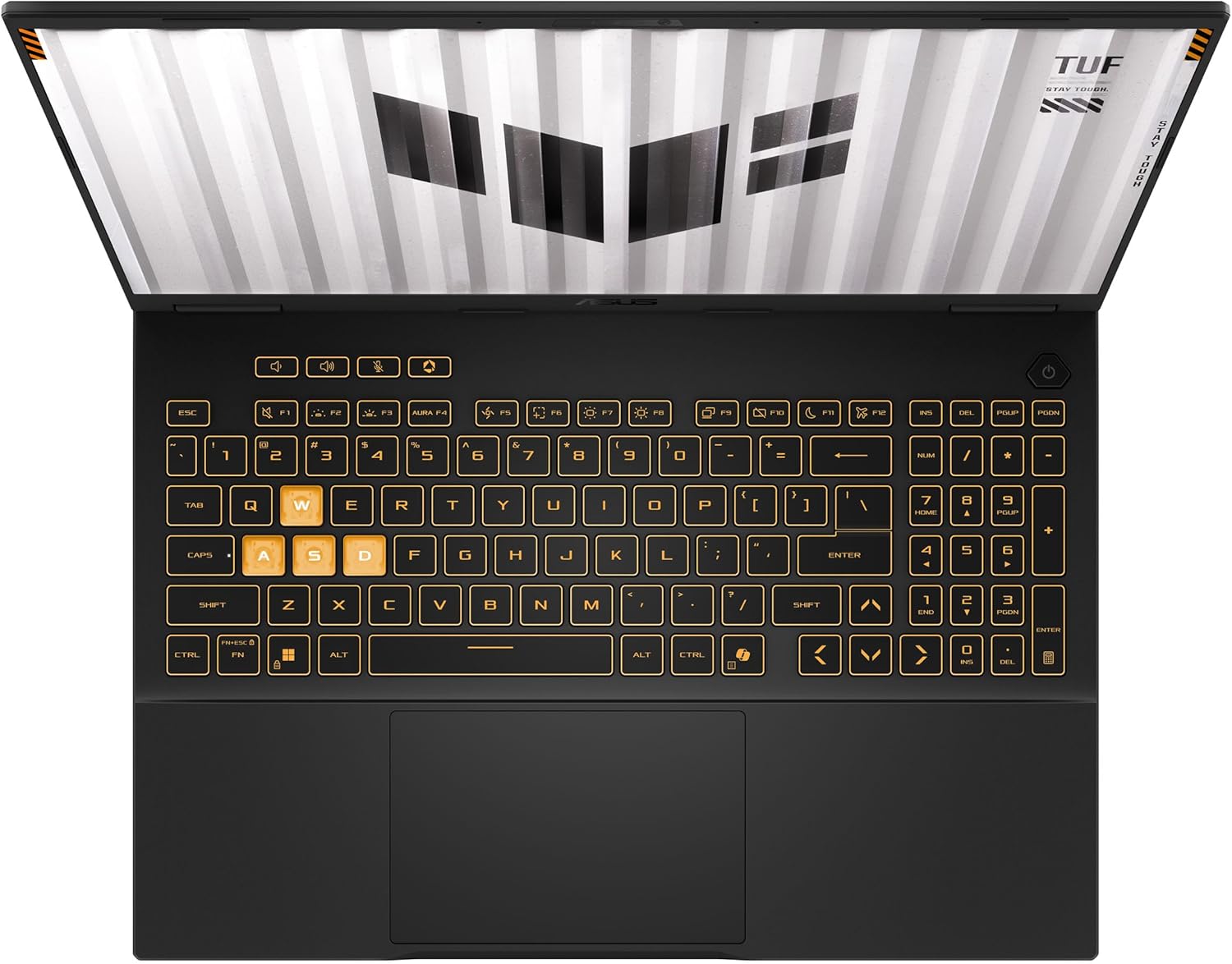 ASUS TUF Gaming F16 (2025) Gaming Laptop, 16” FHD+ 165Hz 16:10 Display, Intel® Core™ i5 Processor 13450HX, NVIDIA® GeForce RTX™ 5050, 16GB DDR5, 512GB PCIe Gen4 SSD, Wi-Fi 6E, Win 11 Home - Image 10