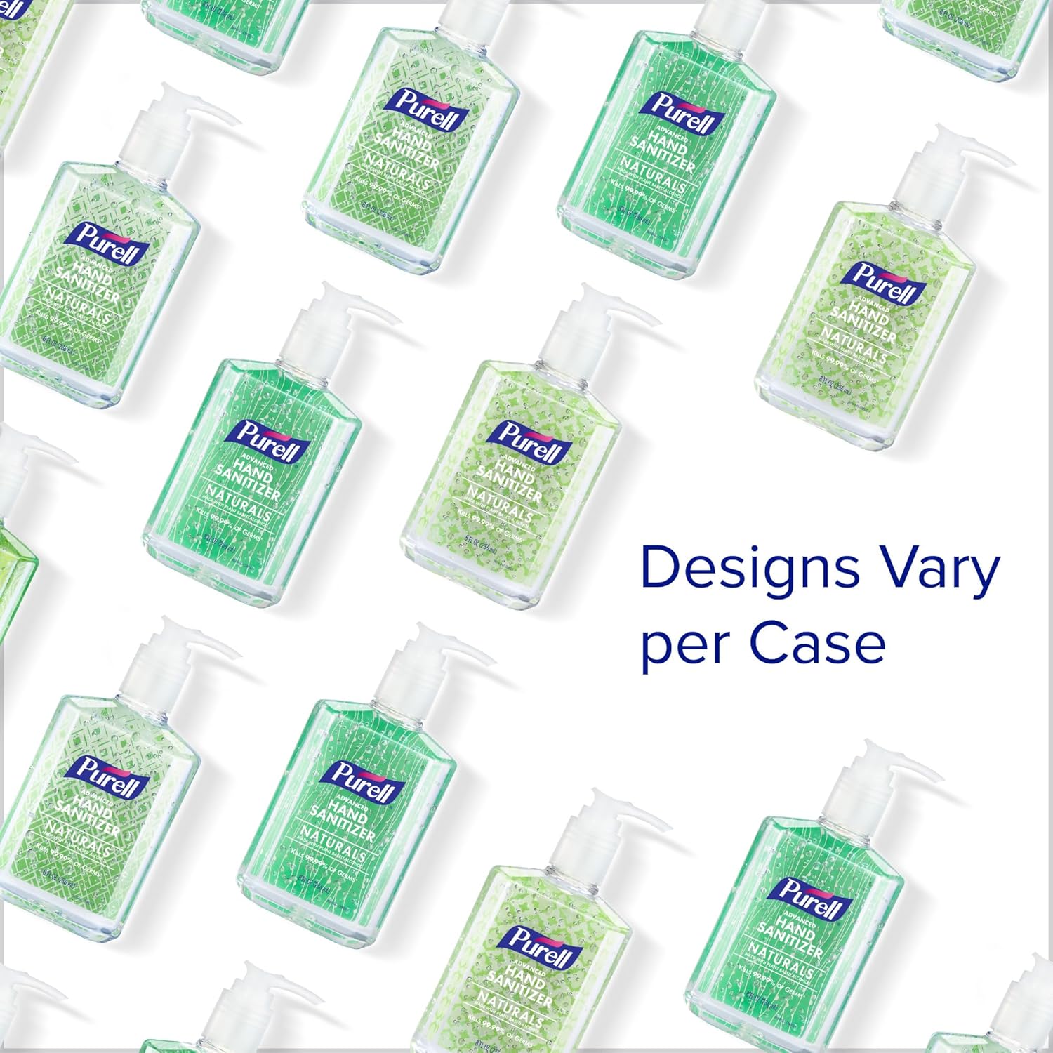 PURELL Advanced Hand Sanitizer Naturals with Plant Based Alcohol, Citrus Scent, 8 fl oz Pump Bottle (Pack of 4) - 9626-06-ECDECO - Image 8
