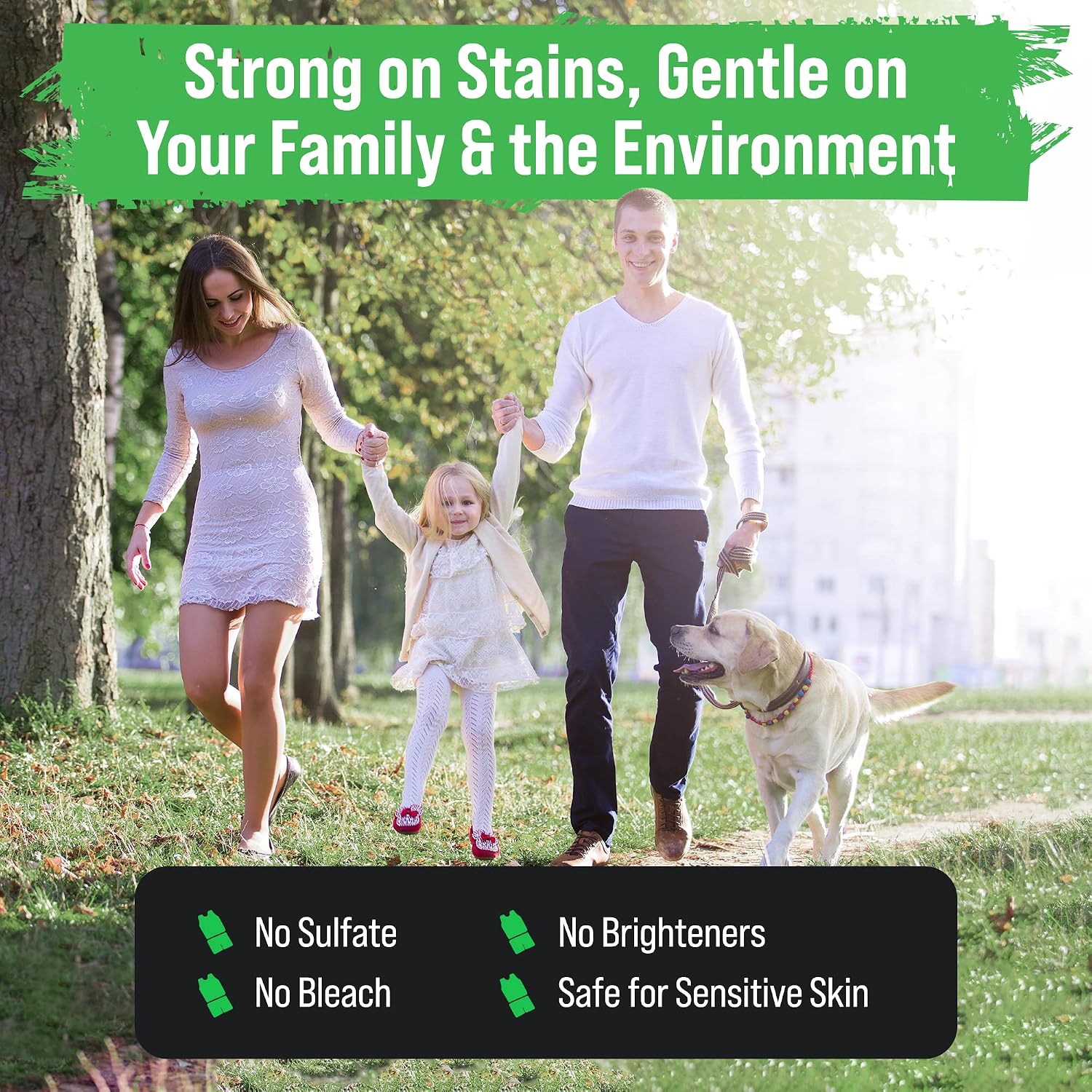 Rockin' Green Laundry Detergent, Plant based, All Natural Laundry Detergent Powder, Vegan and Biodegradable Odor Fighter, Safe for Sensitive Skin (Liquid Laundry Detergent 192 Loads - Unscented) - Image 5