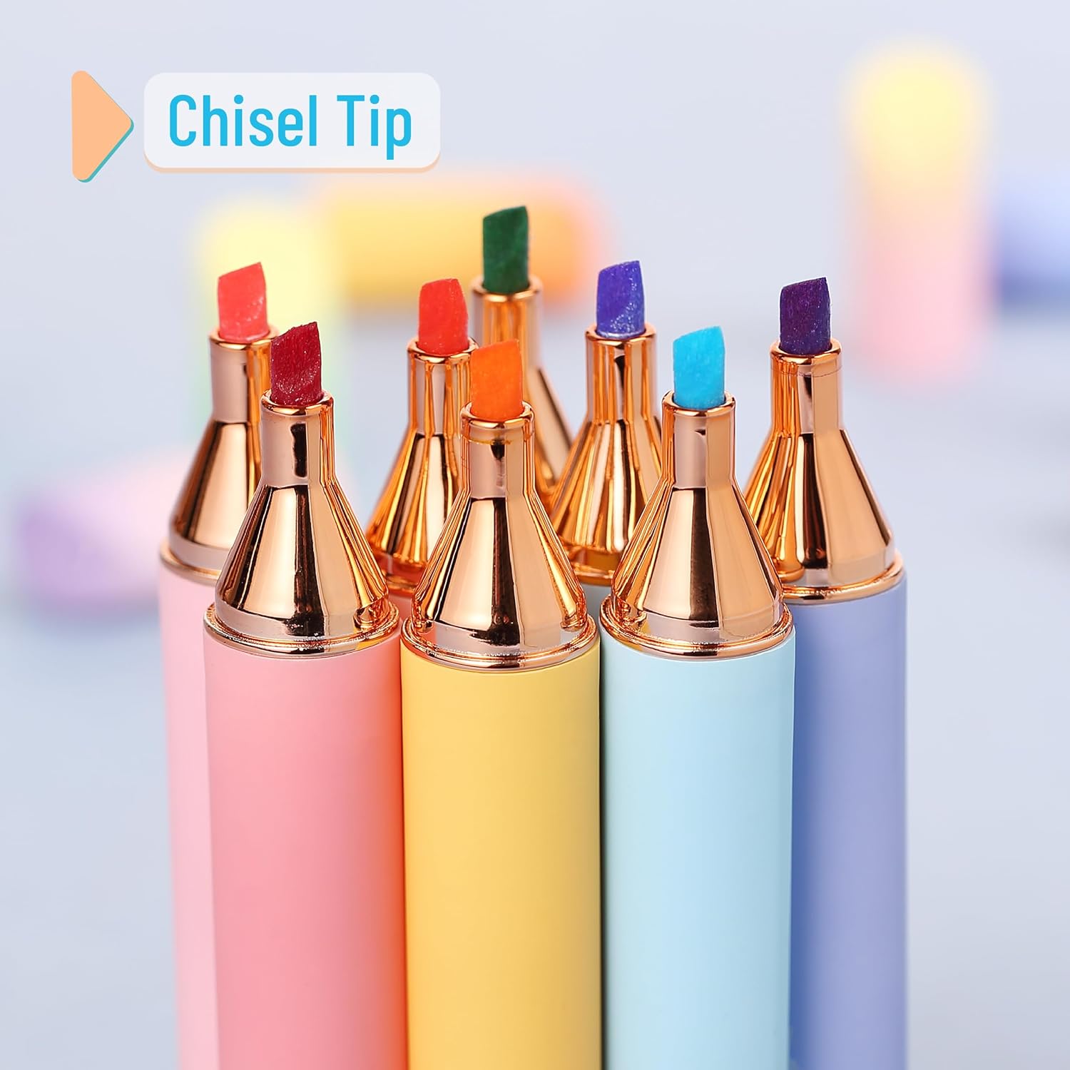 Mr. Pen- Glitter Highlighters, 8 Pack, Sunshine Colors - Image 4