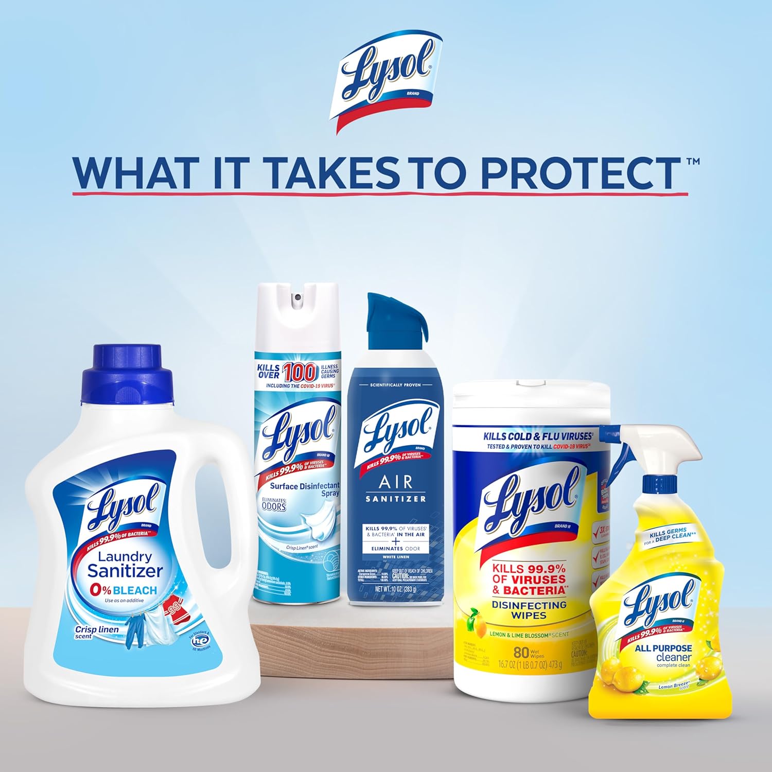 Lysol Disinfectant Spray, Household Cleaning Supplies, Disinfecting Multi-Purpose Room Spray, Antibacterial Sanitizer, Deodorizer, Kills Hantavirus, Crisp Linen, 19 Fl Oz (Pack of 2) - Image 6