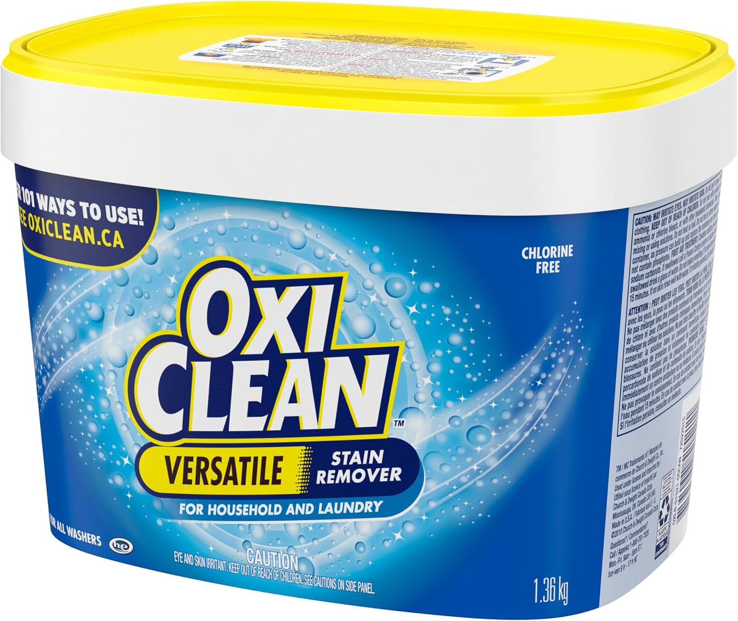 OxiClean Verstaile Stain Remover for Household and Laundry - 64 Loads (for All Machines Including He) - Image 11