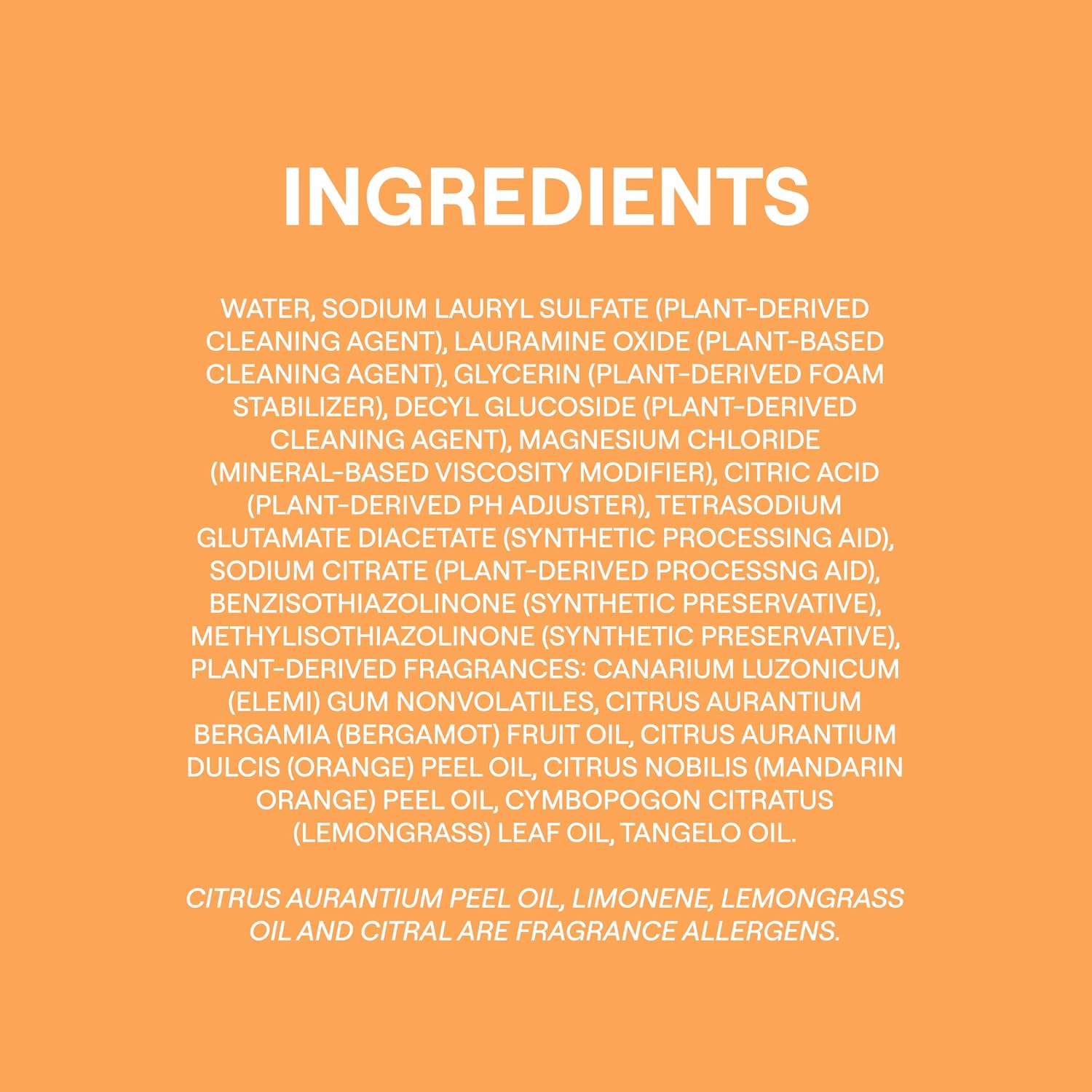 Seventh Generation Dish Liquid Soap Clementine Zest Lemongrass Refill Dishwashing Soap Biodegradable liquid soap 50 Fl oz - Image 9