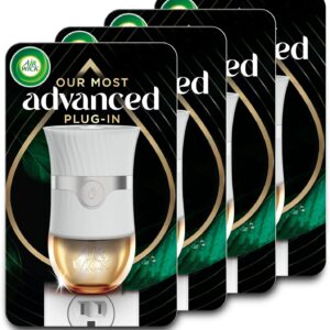 Air Wick Plug-In Scented Oil Advanced Gadget, 4 Count, Room Freshener, Air Freshener, Essential Oils