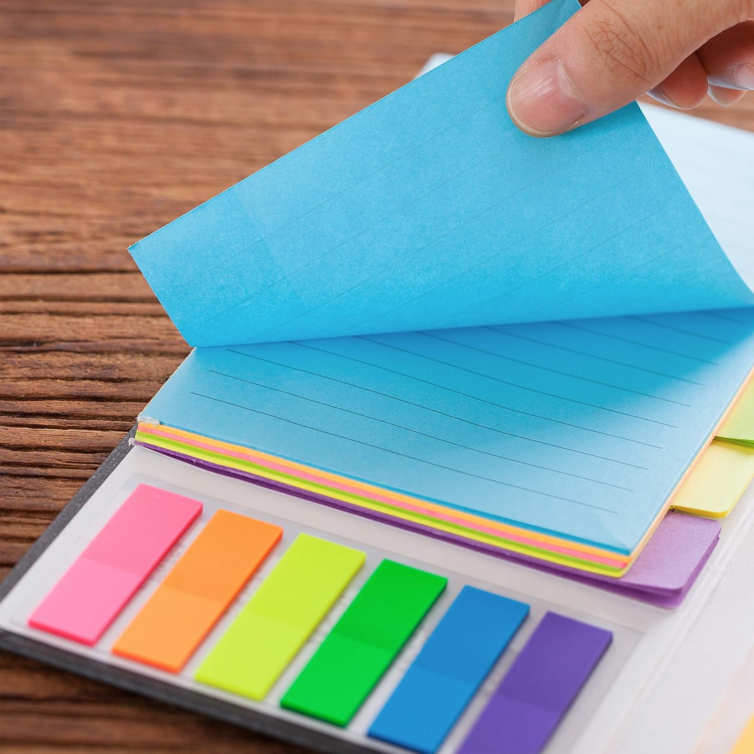 Mr. Pen- Sticky Notes Set, 410 Pack, Ruled, Dotted & Blank Notes with 150 Index Tabs, Divider Sticky Pads for Bible Study, Office, School, Planning, Journaling & Organization - Image 7