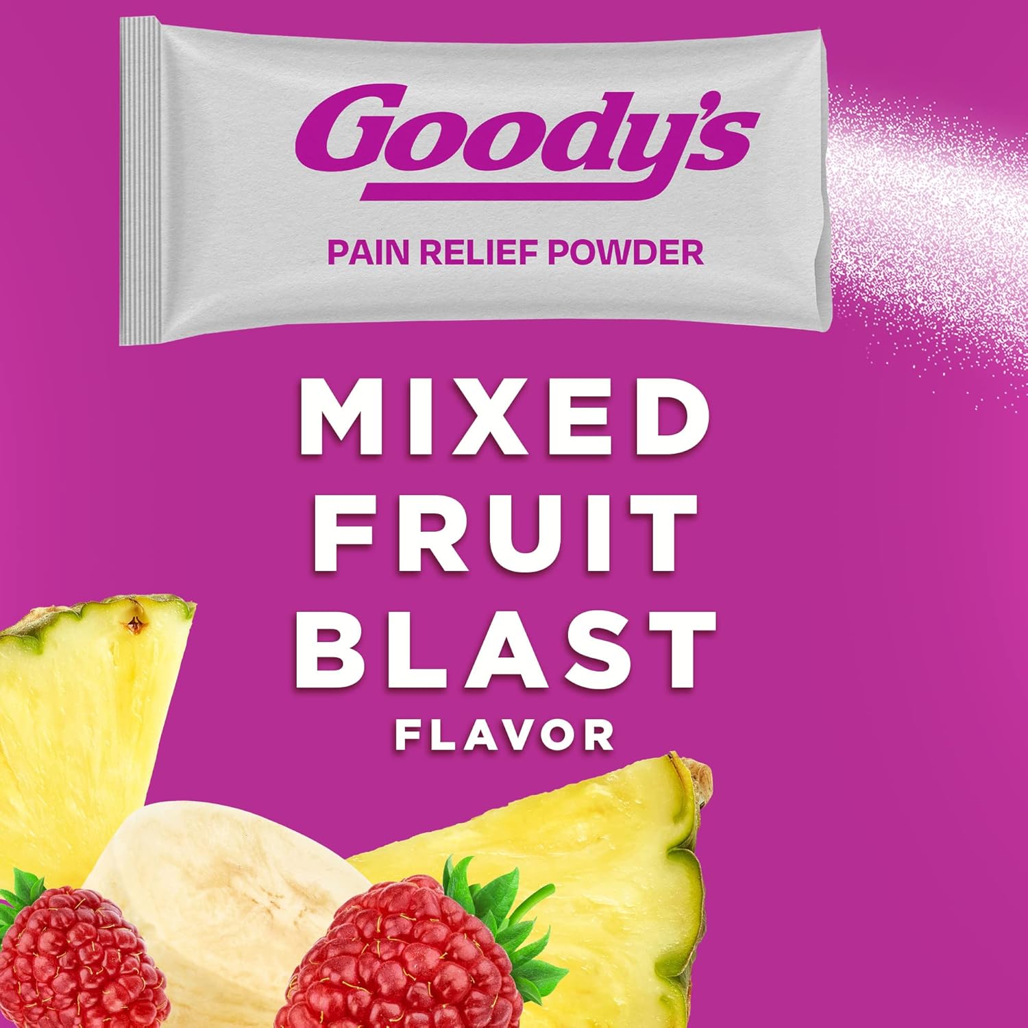 Goody's Pain Relief Powders, Extra Strength Headache Powder Mixed Fruit Blast, 24 ct (Pack of 1) - Image 6