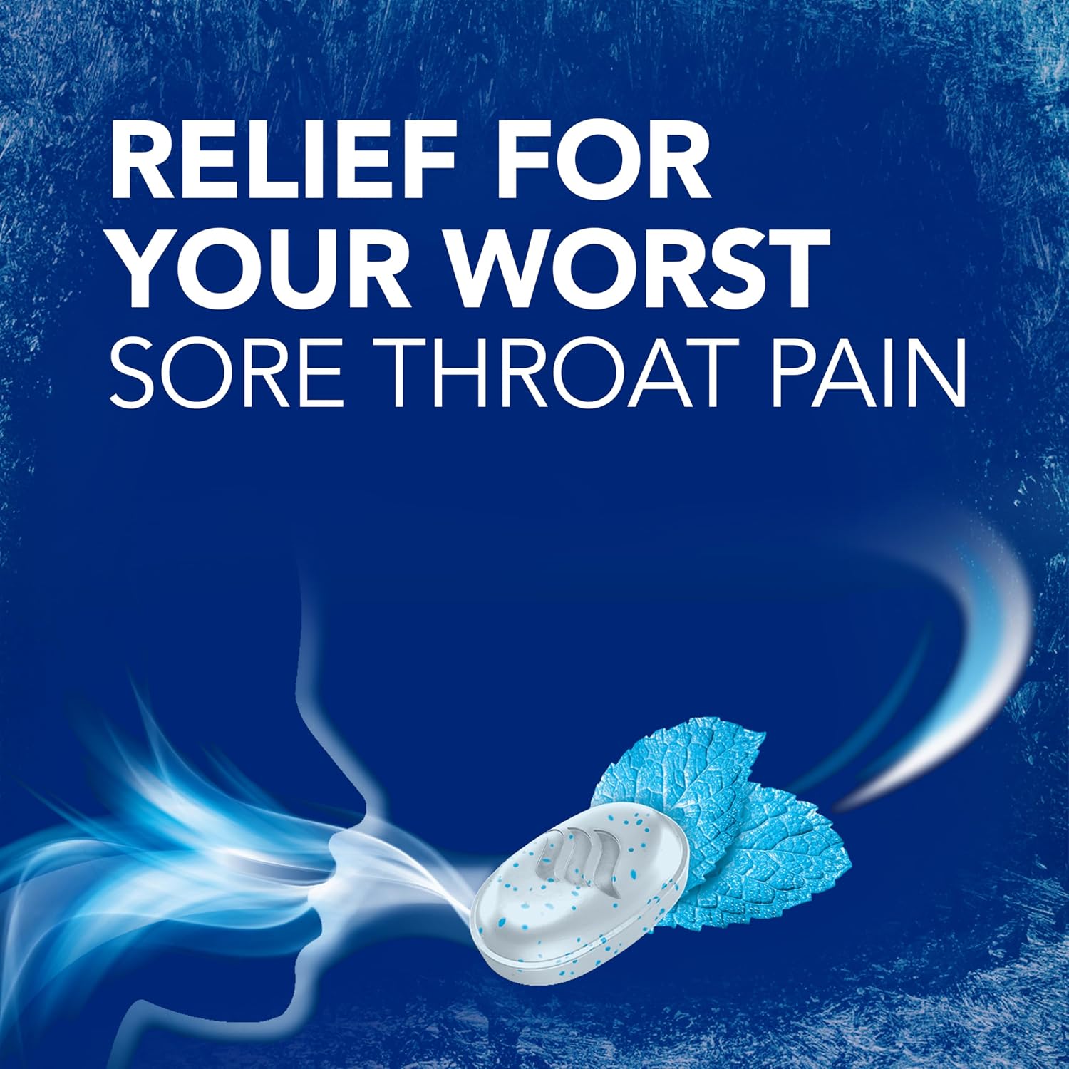 Vicks VapoCool Severe Medicated Sore Throat Drops, Max Strength Menthol, Soothes Sore Throat Pain, Winterfrost Flavor, 45ct - Image 6