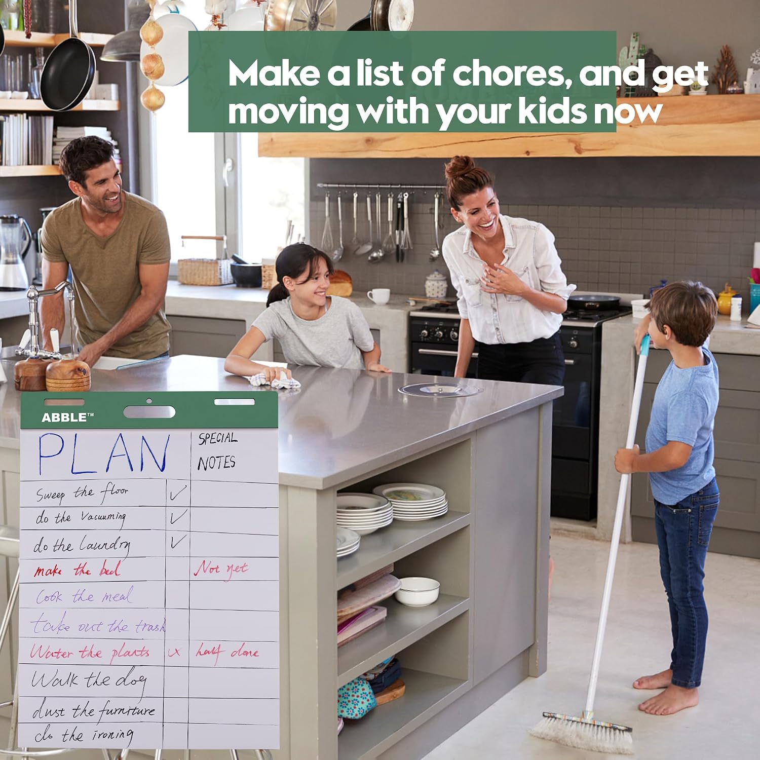 Super Sticky Easel Pad, 25 x 30 Inches, 30 Sheets/Pad, 8 Pads/Pack (Green), Large Self Stick Flip Chart Paper for Whiteboards, Premium White Chart Paper for Teachers, Office, and Classroom Supplies - Image 9