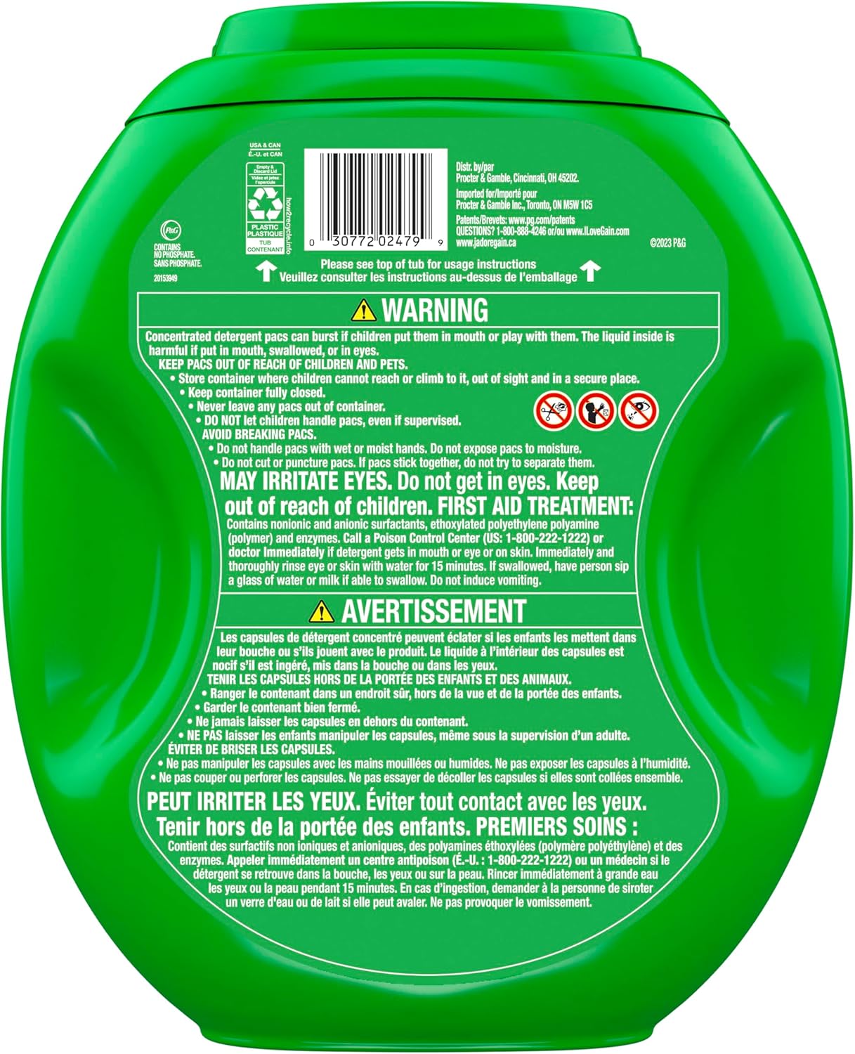Gain Flings Laundry Detergent Pods Odor Defense + Color Guard, Moonlight Breeze Scent, 3 in 1 HE Detergent Pacs with Oxi Boost and Febreeze, 112 Count (Packaging May Vary) - Image 15