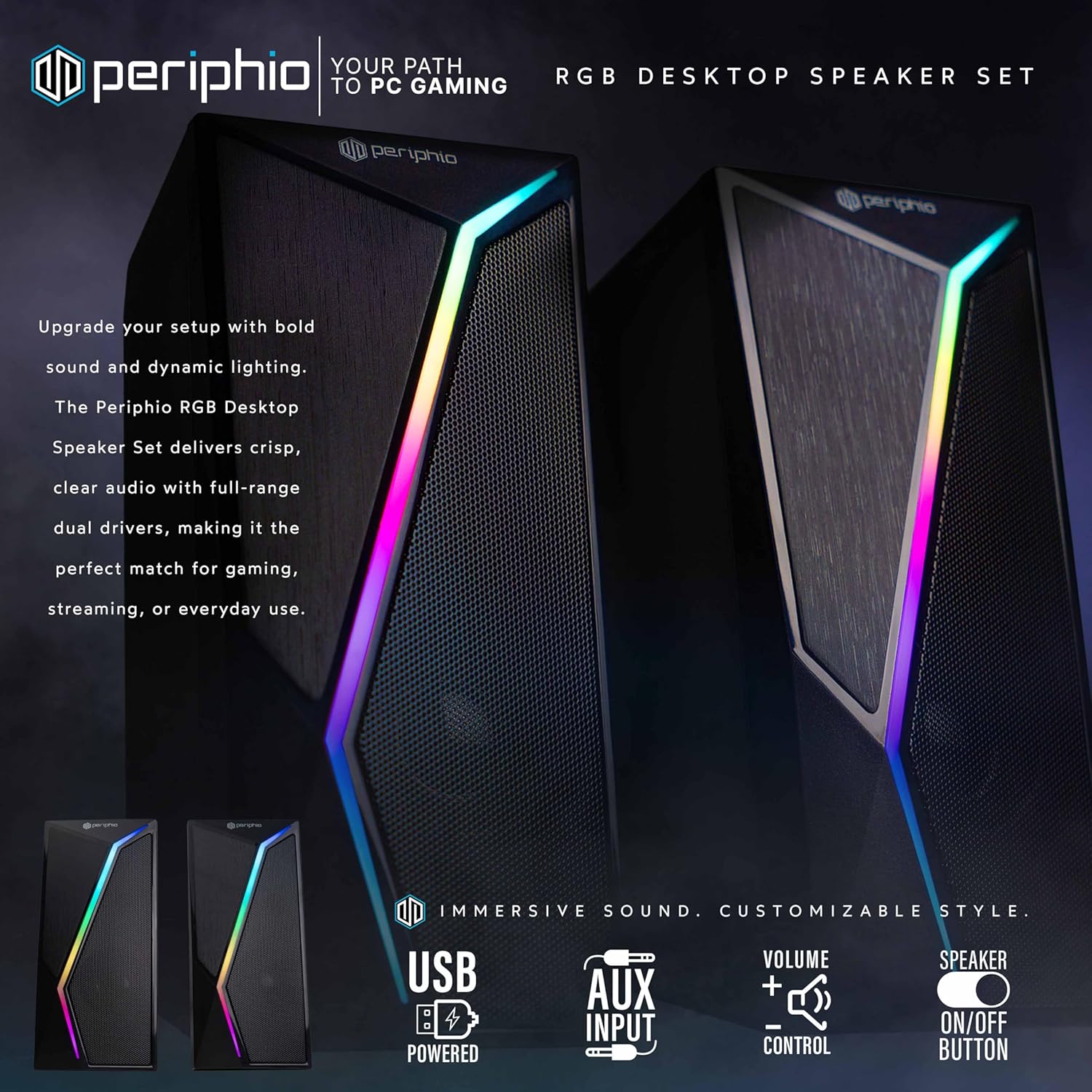 Dell Optiplex Computer PC w/RGB Lighting | Windows 11 Pro | Ultra Fast Intel i5-8500 | 16GB RAM 1TB SSD | New Dual 24" LCDs | RGB Speakers + Webcam | 5G WiFi + BT (Renewed) - Image 4