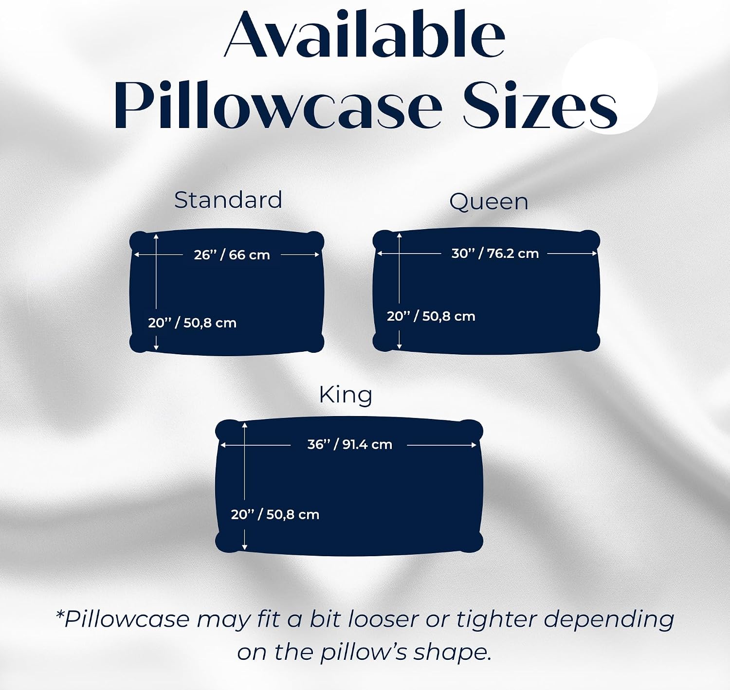 Mulberry Silk Pillowcase – Pure Silk Pillow Cover for Healthier Hair & Smoother Skin – Soft, Breathable and Temperature-Regulating, Luxurious Silk Case Colors White-Q - Image 9