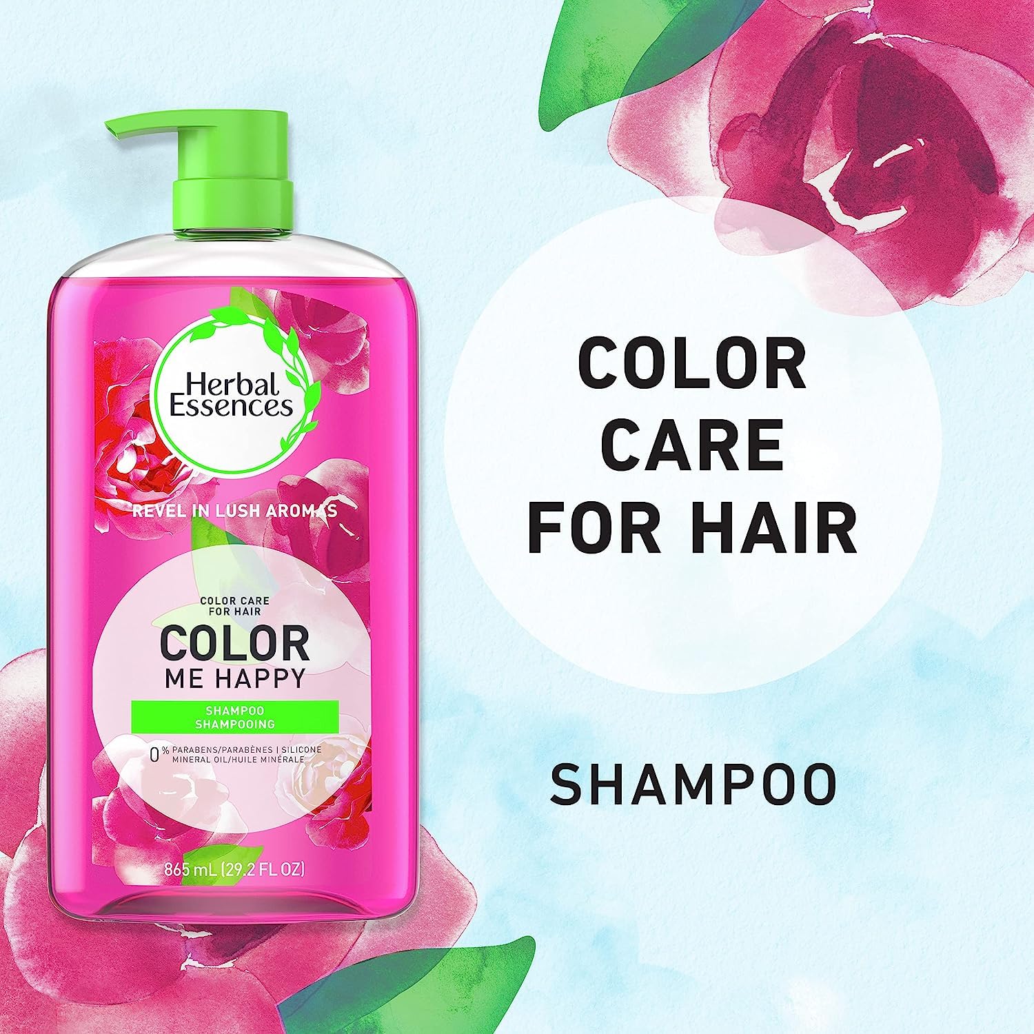 Herbal Essences Shampoo for Colored Hair, Paraben-Free, Color Me Happy, 29.2 fl oz - Image 4
