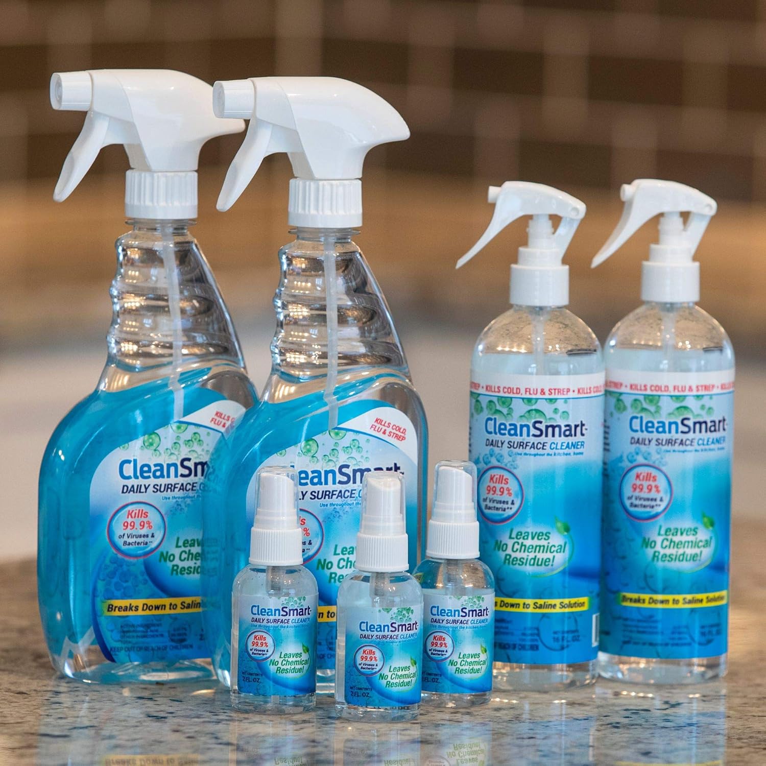 CleanSmart To Go Disinfectant Kills 99.9% of Viruses, TSA-Approved for Safe Travel, 2 oz Bottle (Pack of 3) - Image 7