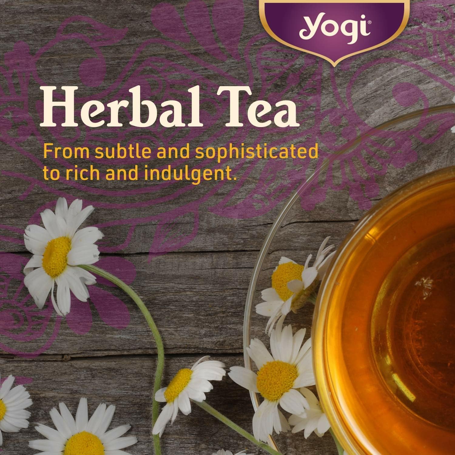 Yogi Tea Honey Lavender Stress Relief Tea - 16 Tea Bags per Pack (6 Packs) - Organic Chamomile Lavender Tea - Includes Lemon Balm, Lemongrass, Spearmint Leaf, Peppermint Leaf, Honey Flavor & More - Image 9