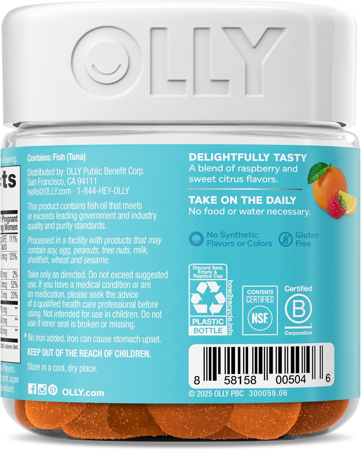 OLLY Prenatal Multivitamin Gummy, Daily Multi Blend for Mommy & Baby, Folic Acid, Omega 3 DHA, Vitamins A & D, Sweet Citrus Flavored, 30 Day Supply - 60 Count - Image 11
