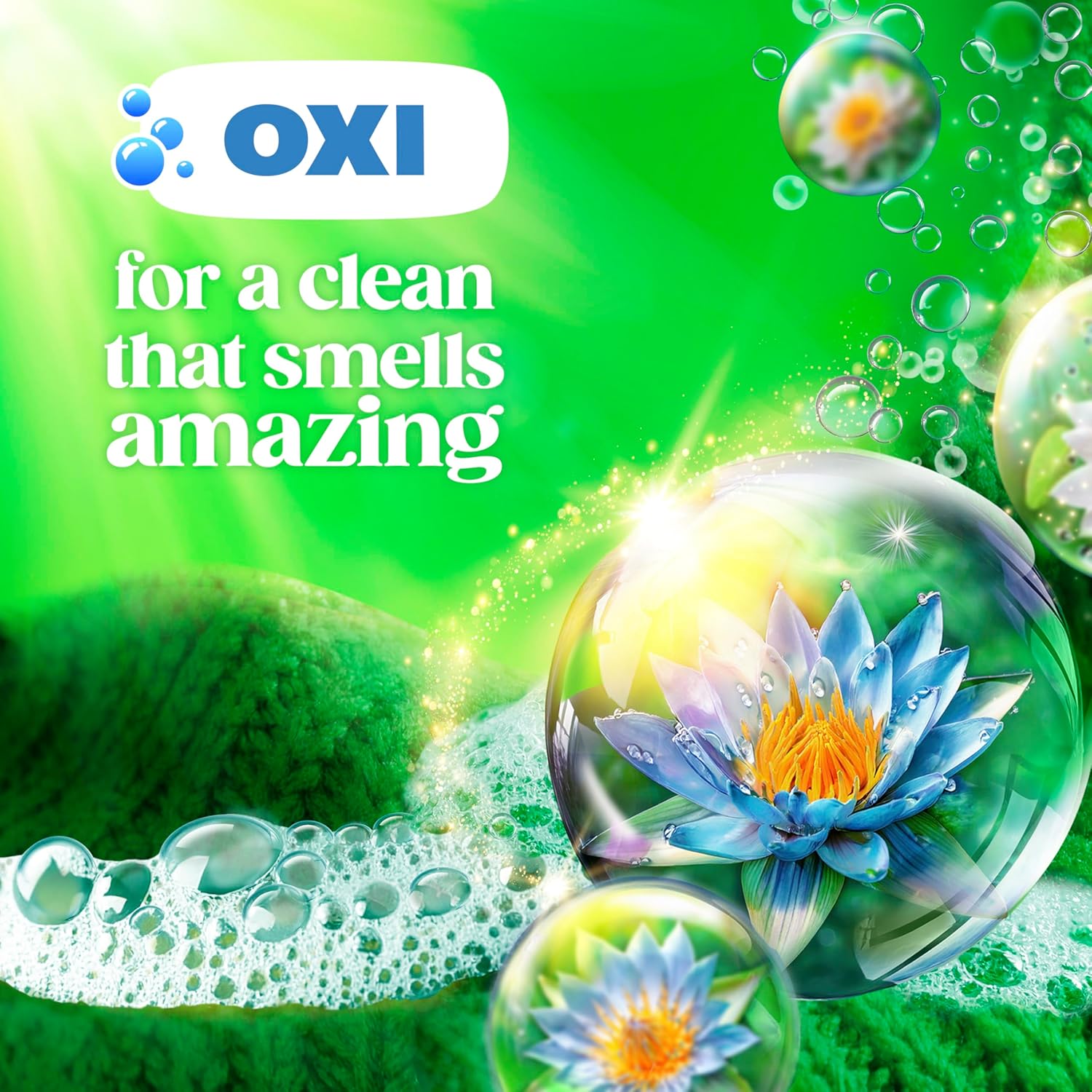 Gain Plus Liquid Laundry Detergent, Cleaner, Fresher, Now with Oxi, Waterfall Delight Scent, 170 fl oz, 129 Loads - Image 6